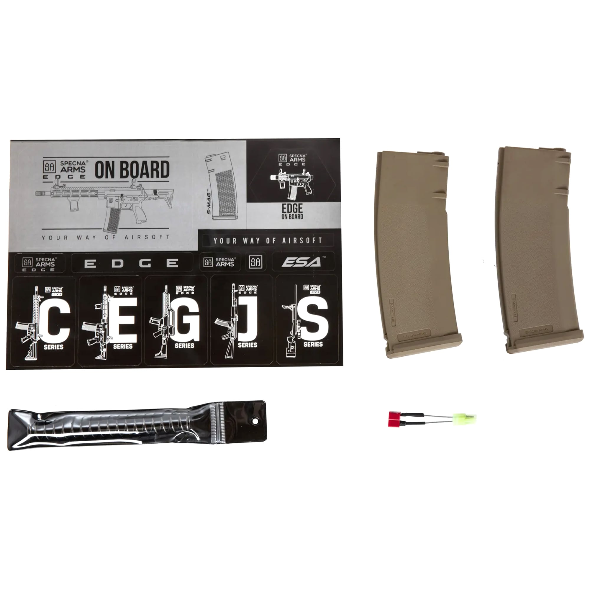 Karabinek szturmowy AEG Specna Arms SA-E20 Edge HAL ETU - Half Tan