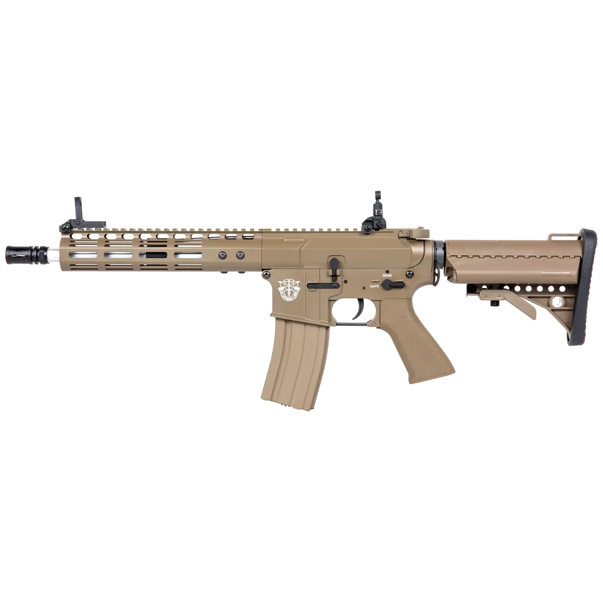 Karabinek szturmowy AEG E&C Airsoft EC-867 Kestrel ETU - Flat Dark Earth