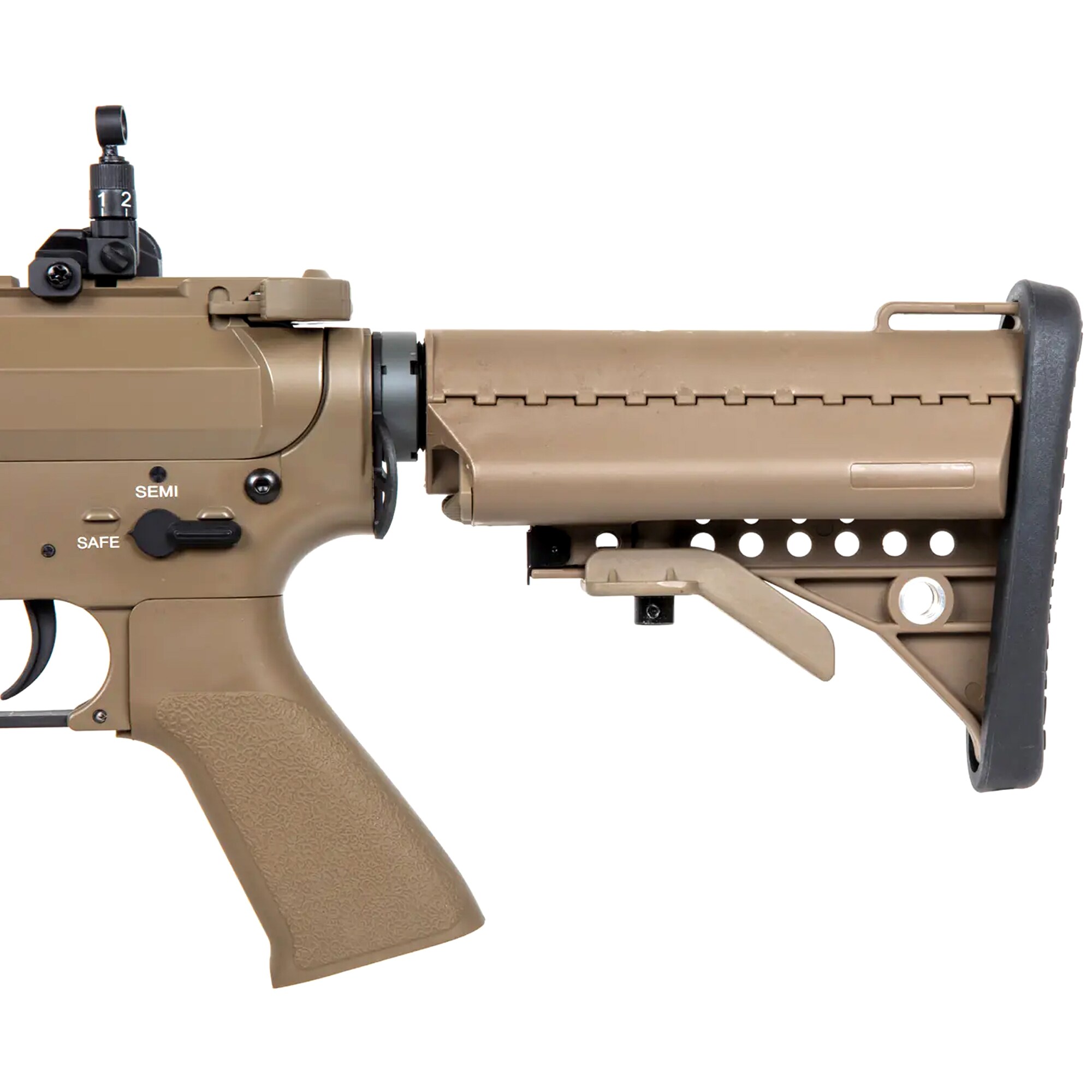 Karabinek szturmowy AEG E&C Airsoft EC-867 Kestrel ETU - Flat Dark Earth