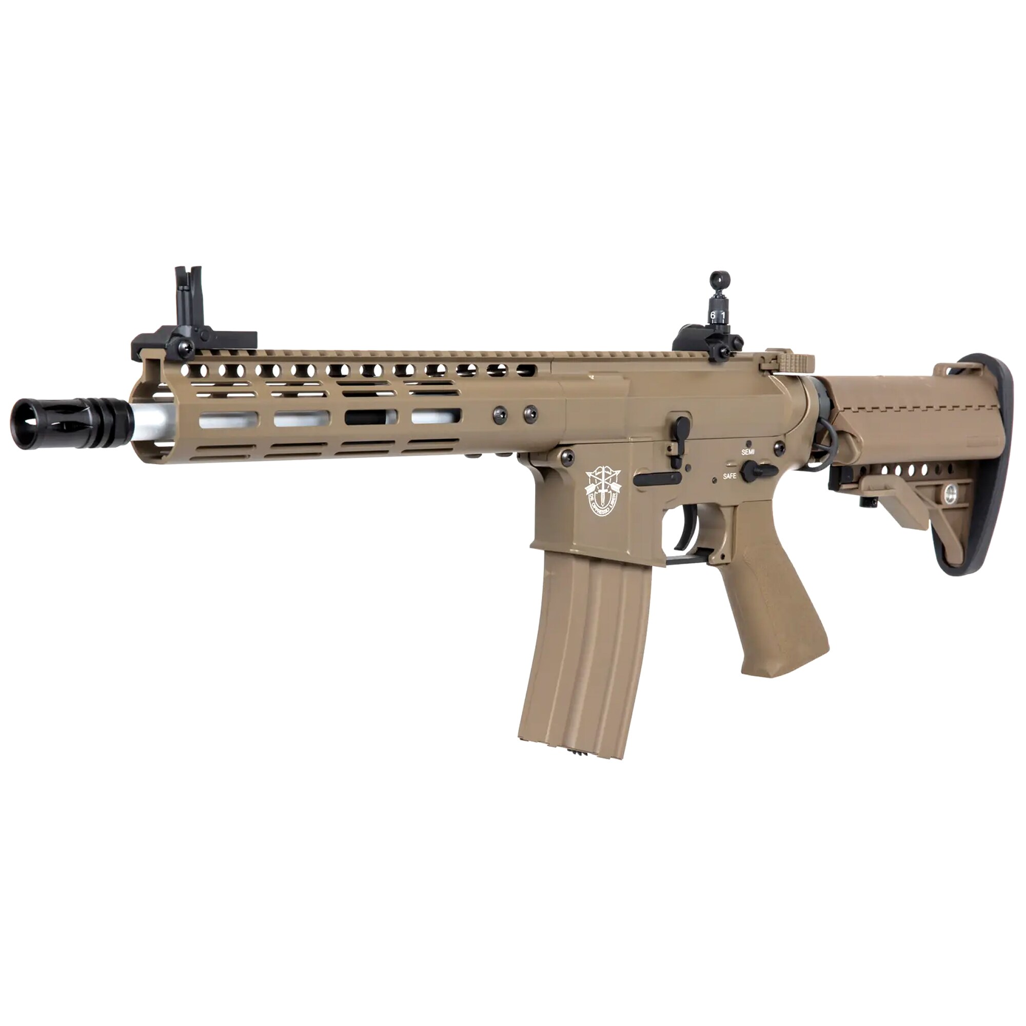 Karabinek szturmowy AEG E&C Airsoft EC-867 Kestrel ETU - Flat Dark Earth