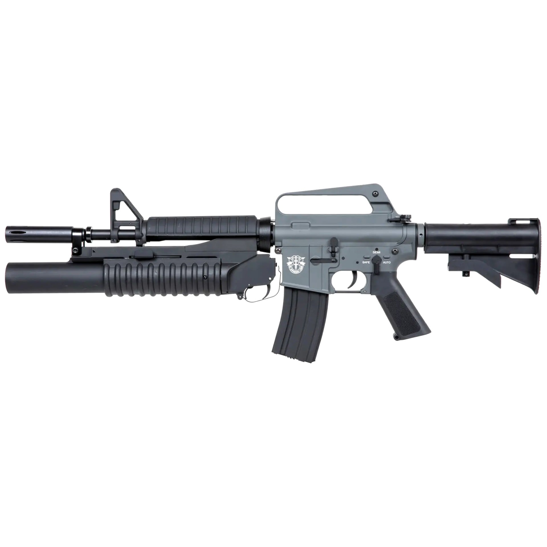 Штурмова гвинтівка AEG E&C Airsoft EC-704 Kestrel ETU з гранатометом - Grey