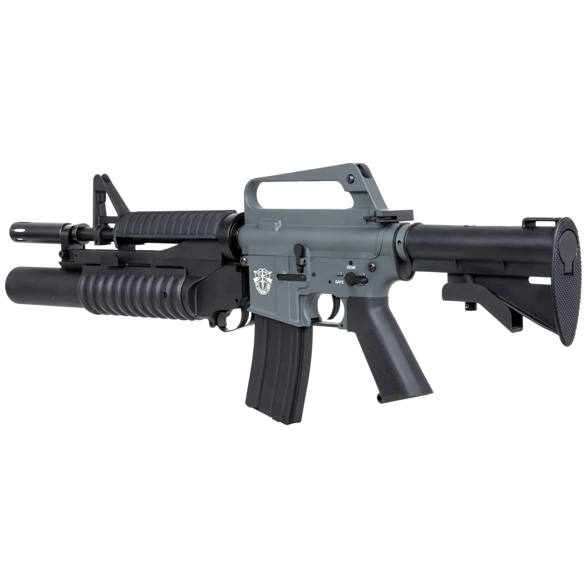 Штурмова гвинтівка AEG E&C Airsoft EC-704 Kestrel ETU з гранатометом - Grey