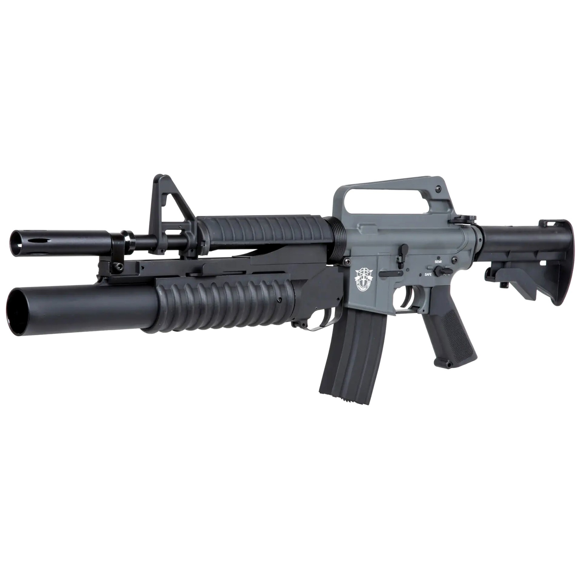 Штурмова гвинтівка AEG E&C Airsoft EC-704 Kestrel ETU з гранатометом - Grey