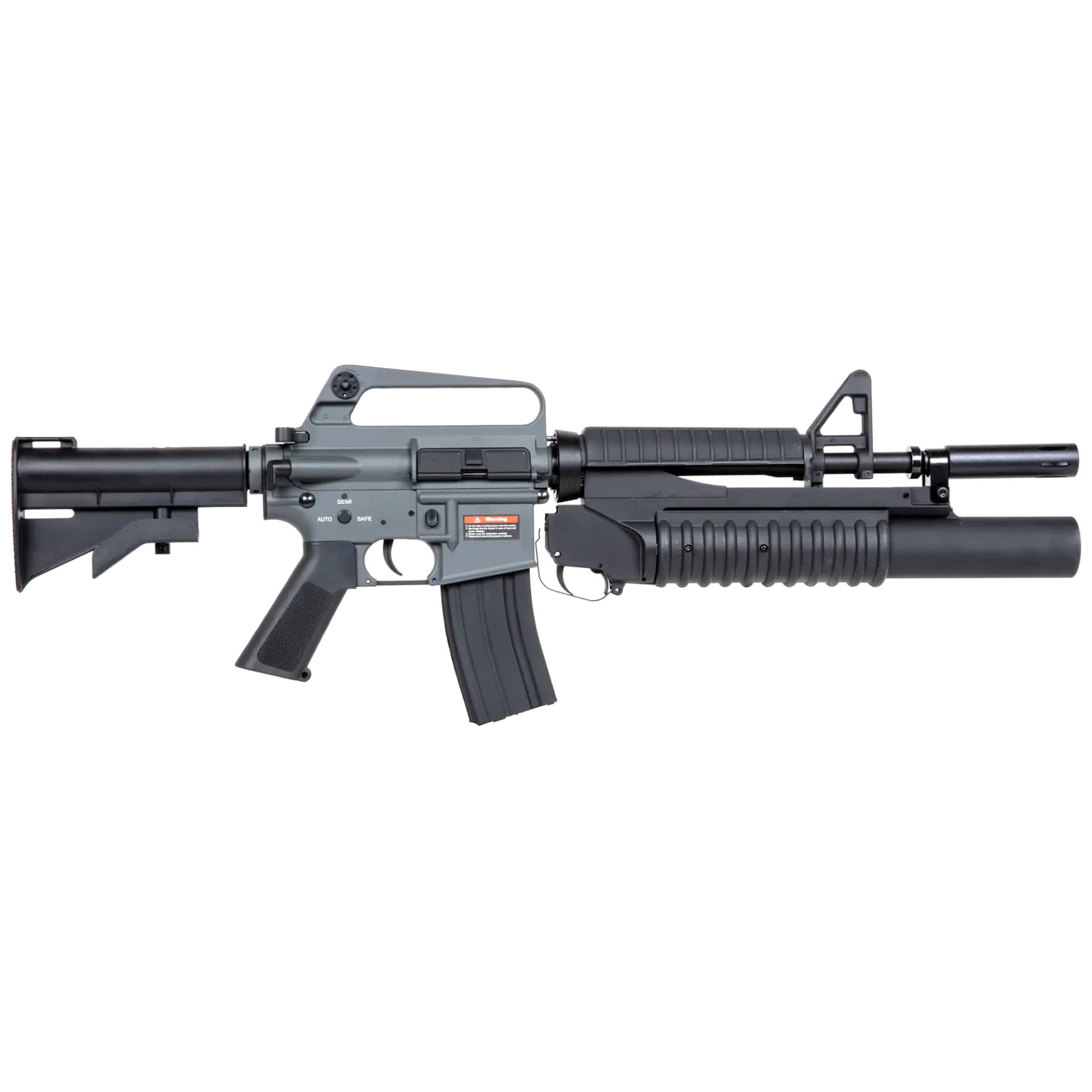 Штурмова гвинтівка AEG E&C Airsoft EC-704 Kestrel ETU з гранатометом - Grey
