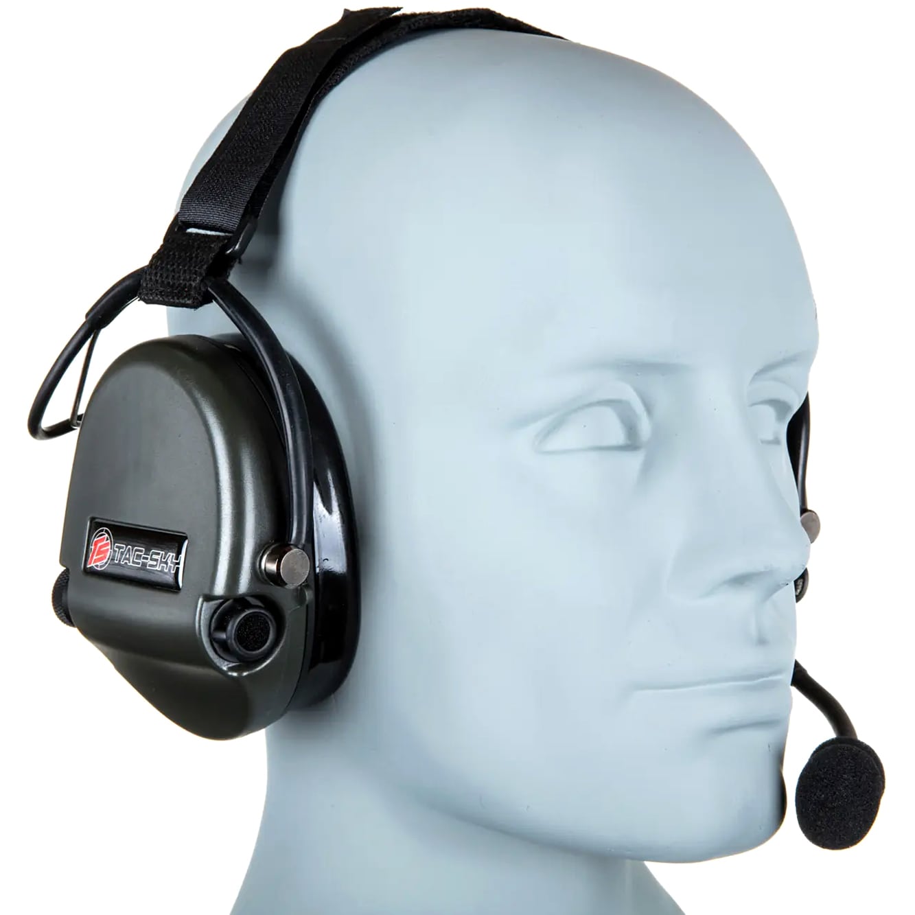 Ochronniki słuchu aktywne Tac-Sky WYS0042 Neckband Headset - Foliage Green