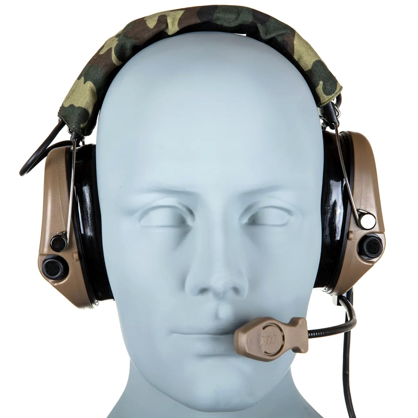 Ochronniki słuchu aktywne Tac-Sky WYS0145 Noise Reduction Headset - Flat Dark Earth