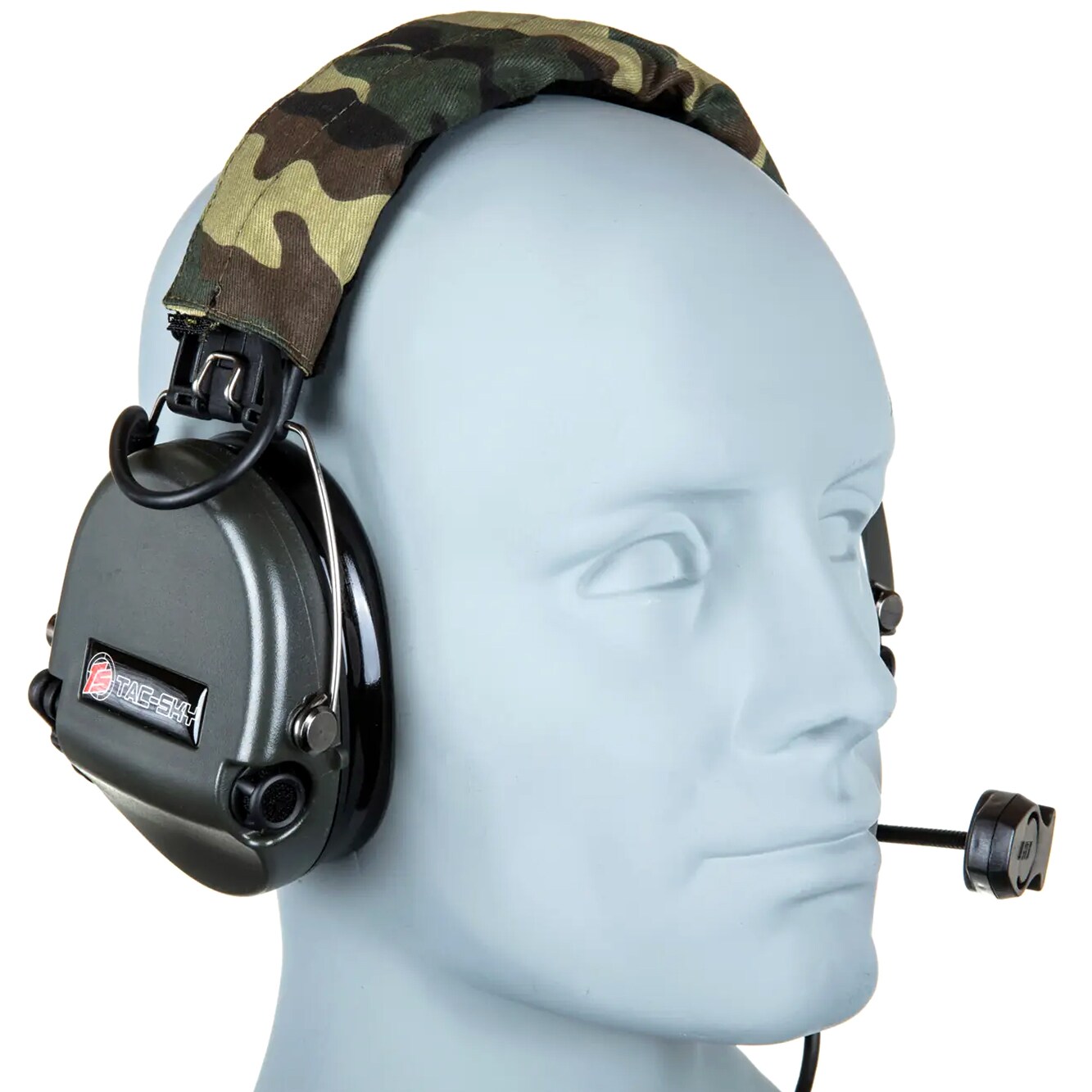 Ochronniki słuchu aktywne Tac-Sky WYS0145 Noise Reduction Headset - Foliage Green