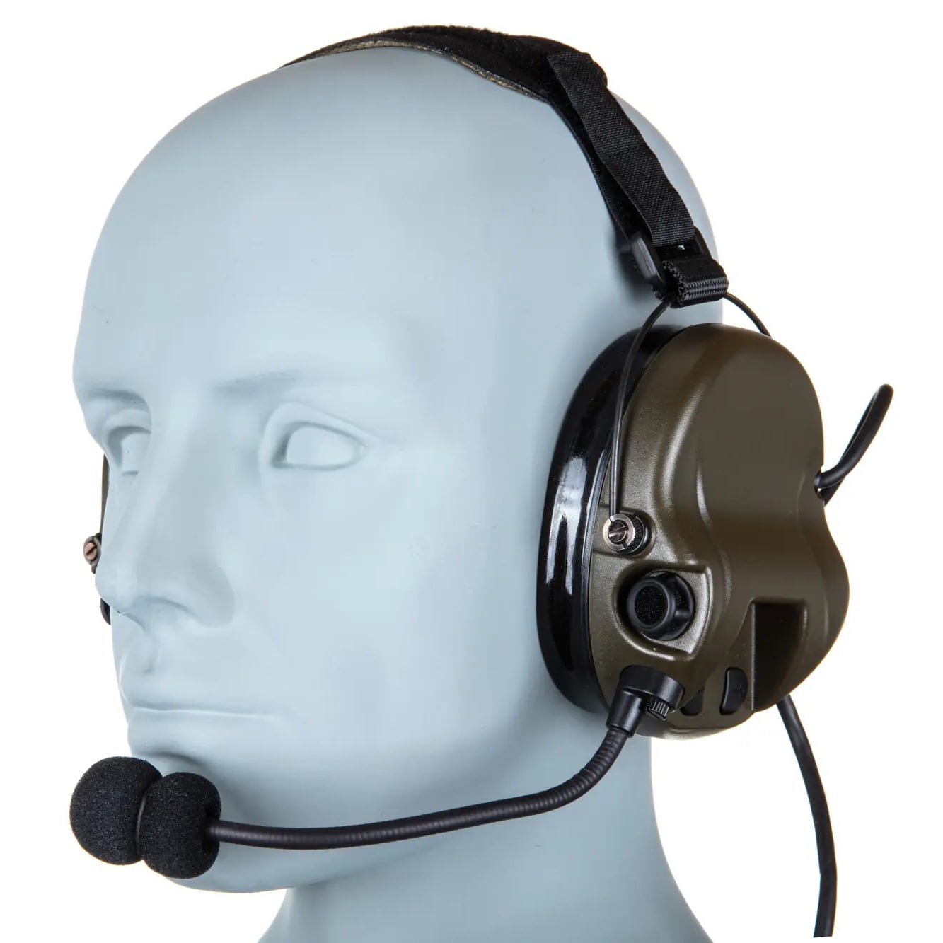 Zestaw słuchawkowy Tac-Sky Back Headband WYH302 - Foliage Green