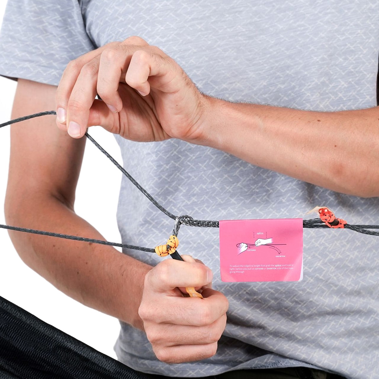 Hamak Ticket To The Moon Pro z moskitierą - Brown/Black