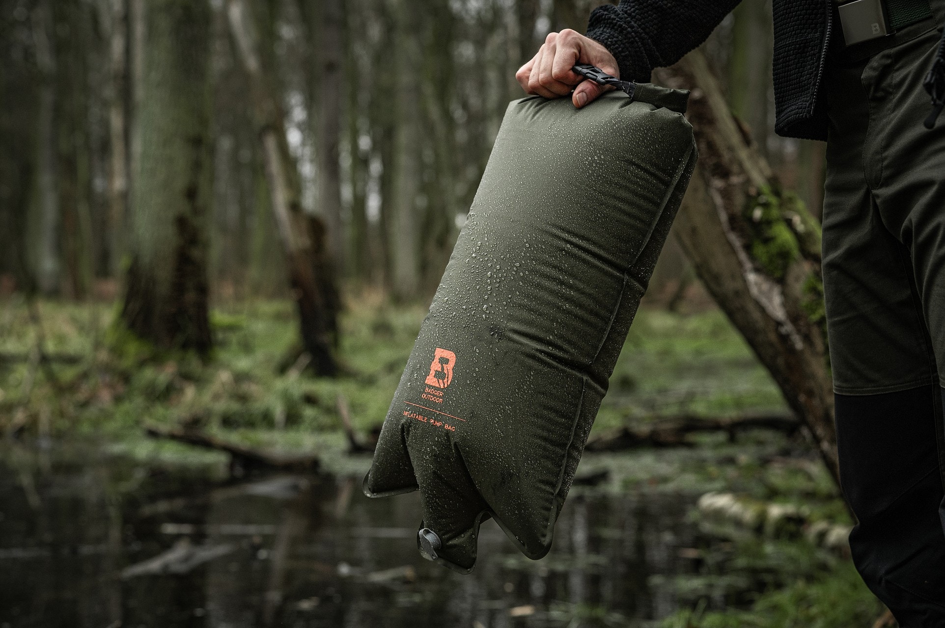 Мішок-насос Badger Outdoor Inflatable Pump Bag - Olive