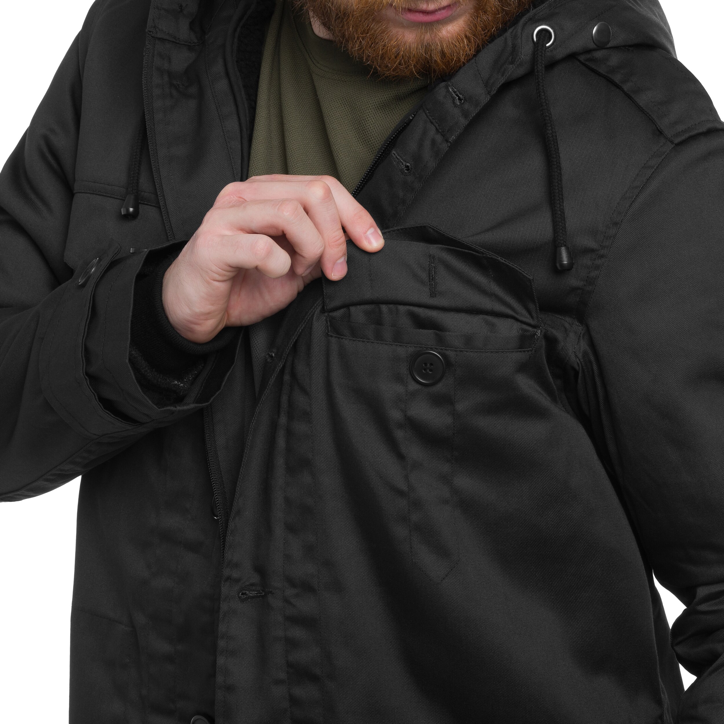 Kurtka Brandit BW Parka Forest - Black