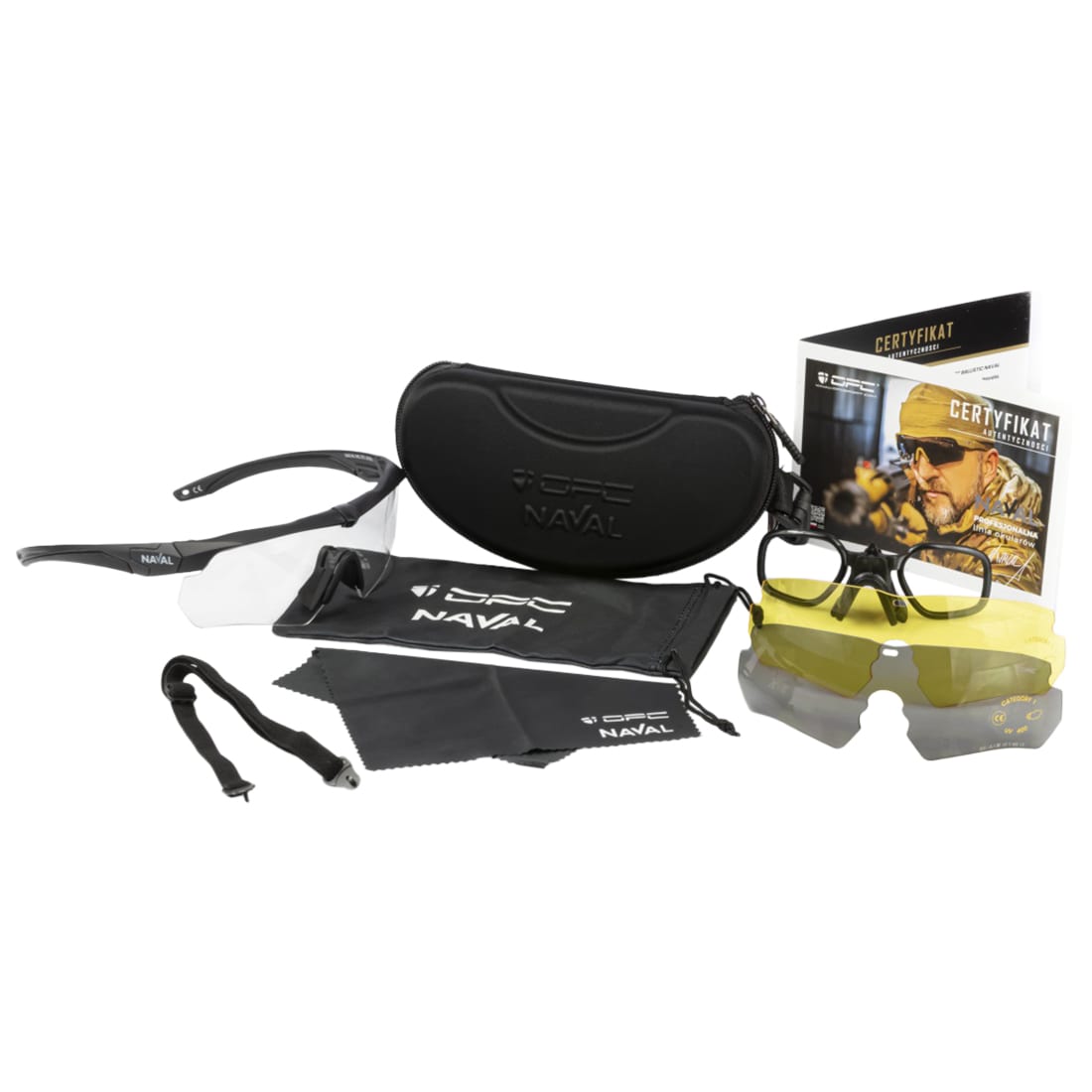Балістичні окуляри OPC Ballistic Naval Set - Matt Black