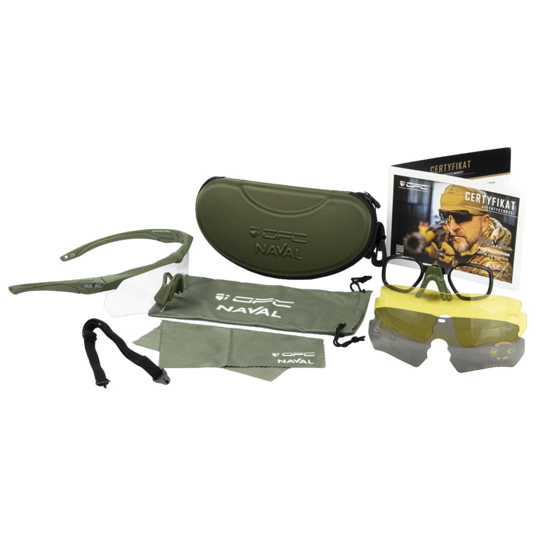 Балістичні окуляри OPC Ballistic Naval Set - Matt Green