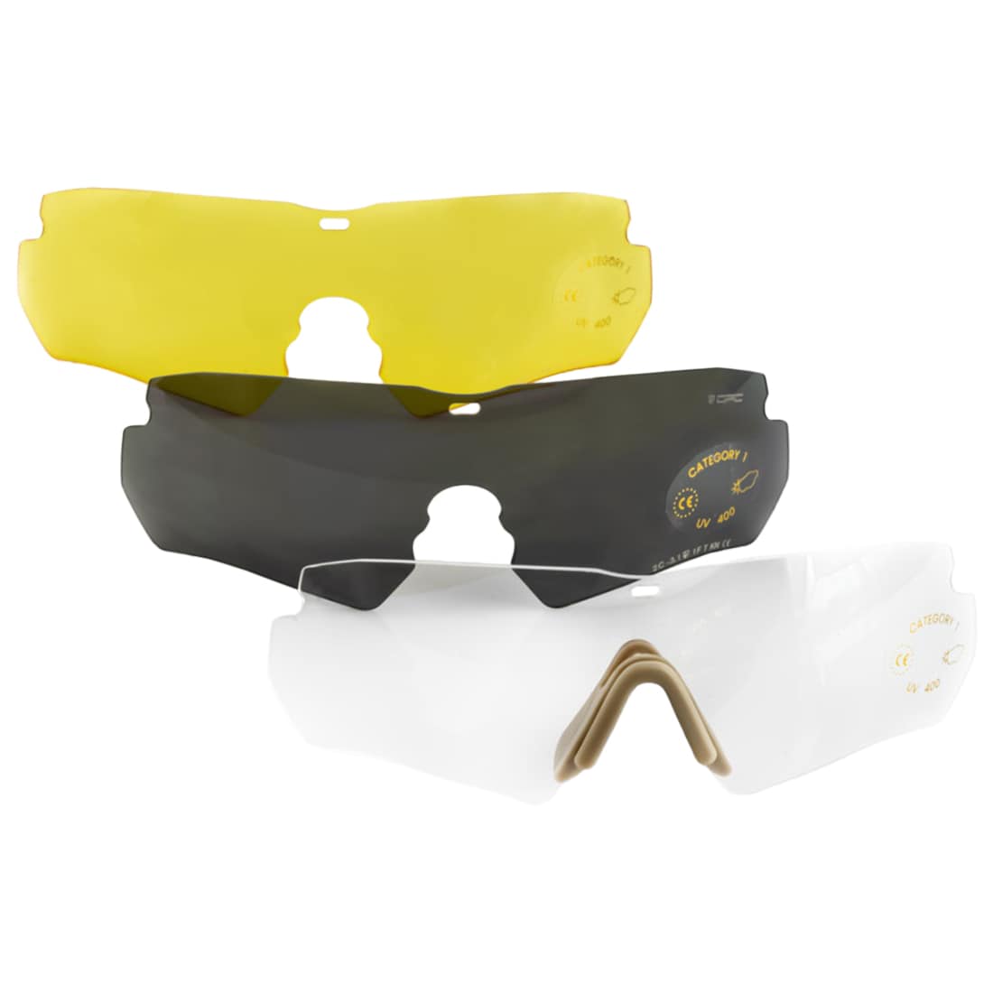 Okulary balistyczne OPC Ballistic Naval Set - Matt Khaki
