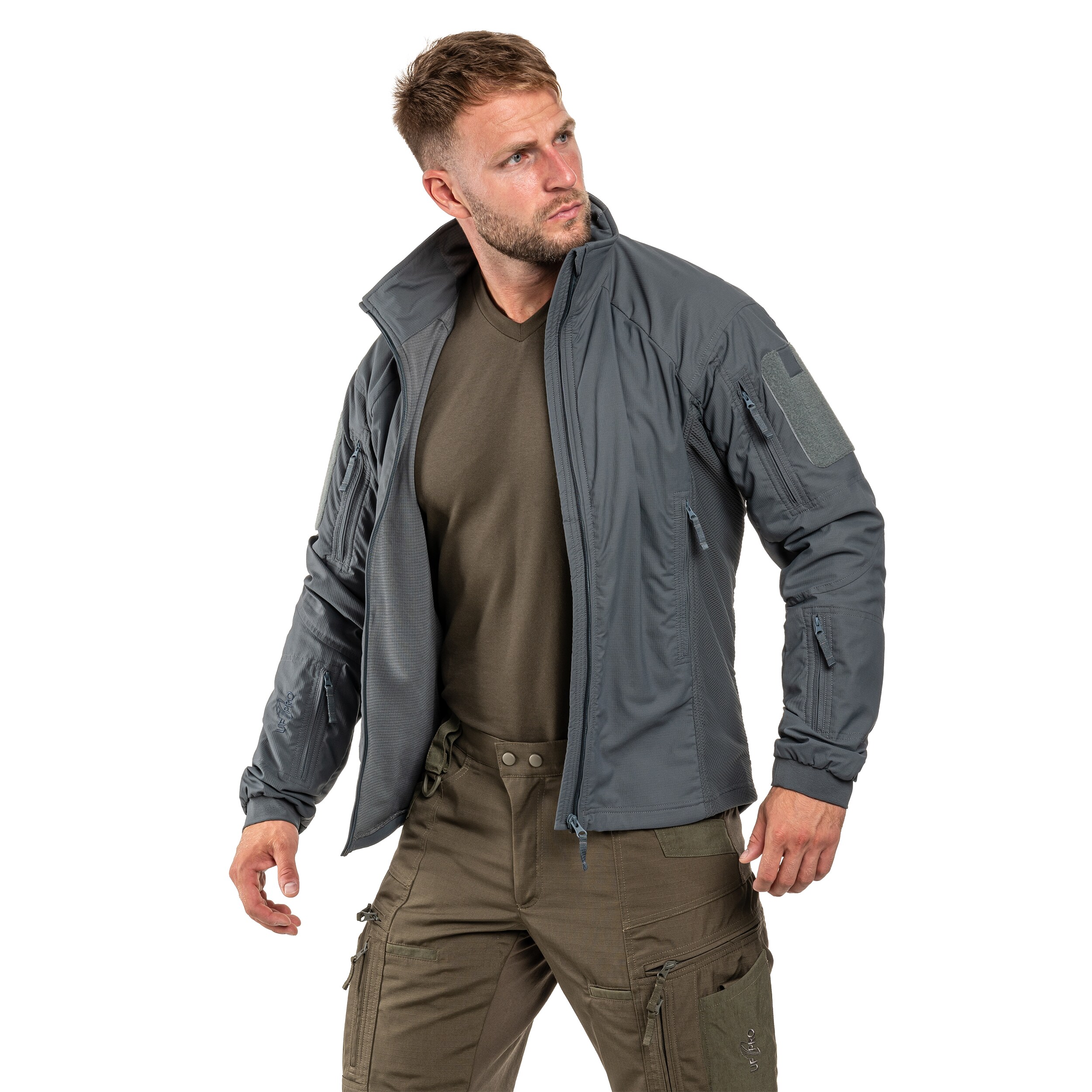 Kurtka UF PRO Hunter FZ Gen.2 Tactical Softshell - Steel Grey