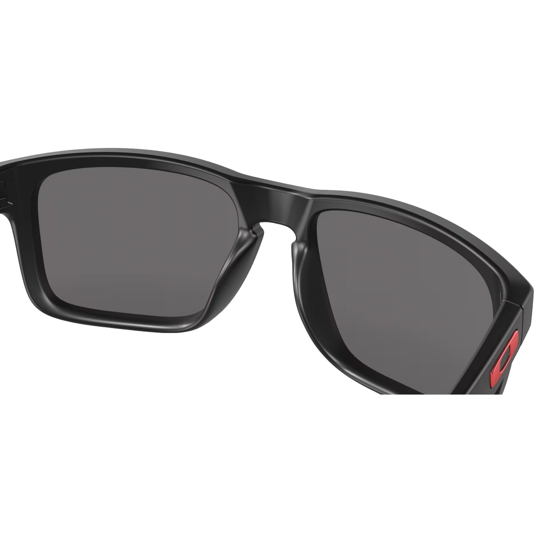 Okulary przeciwsłoneczne Oakley Holbrook - Matte Black/Red Iridium Lenses