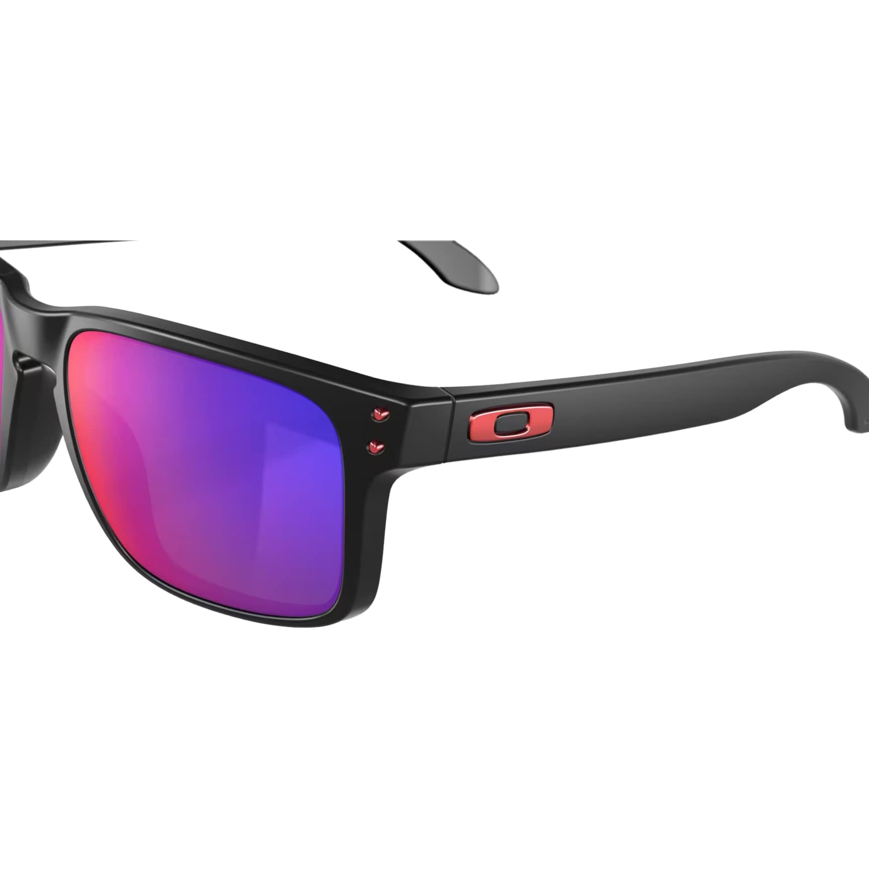 Okulary przeciwsłoneczne Oakley Holbrook - Matte Black/Red Iridium Lenses