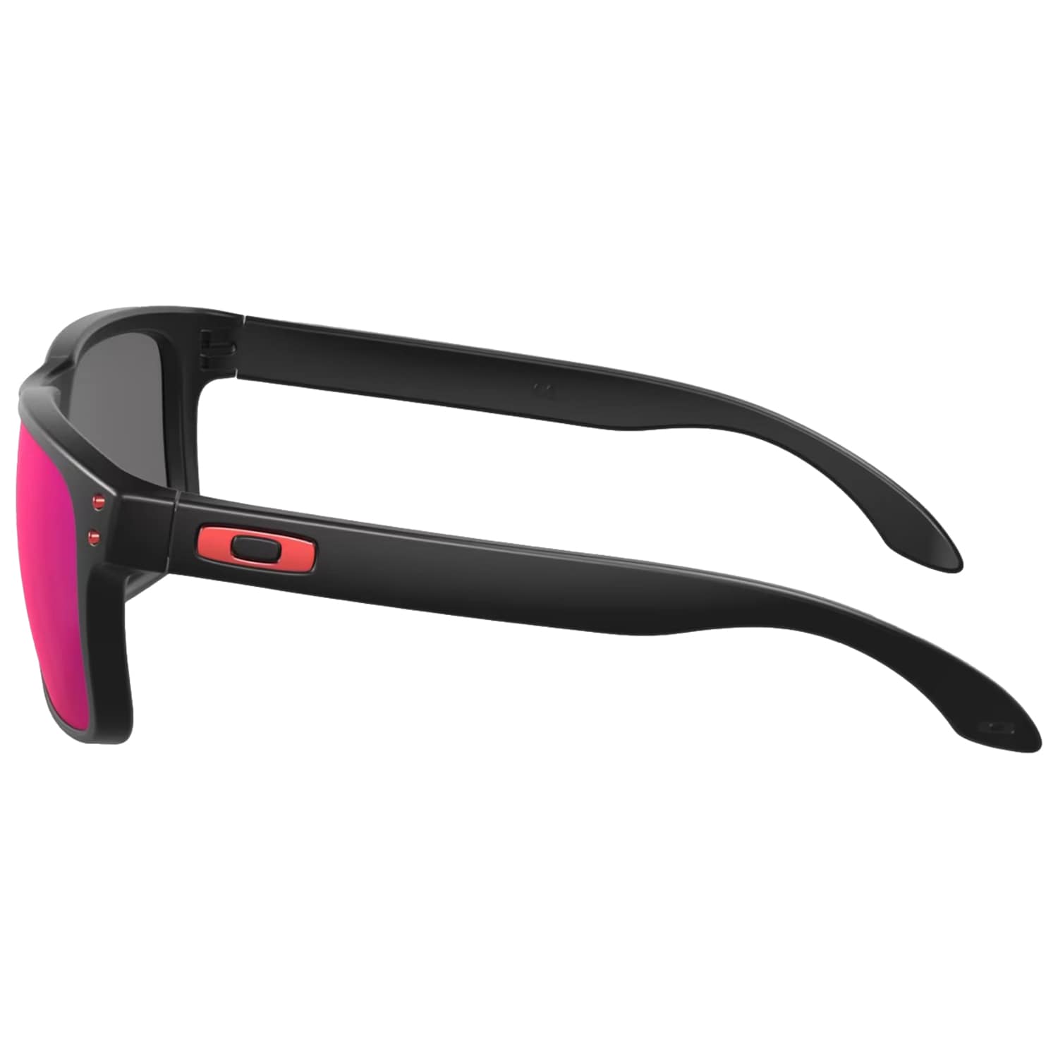 Okulary przeciwsłoneczne Oakley Holbrook - Matte Black/Red Iridium Lenses