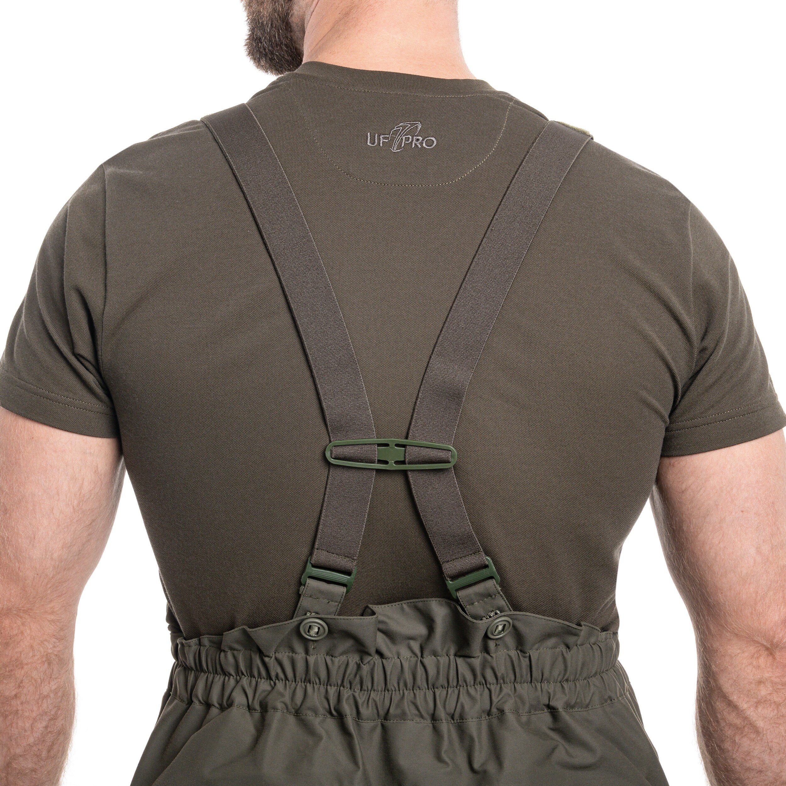 Spodnie wodoodporne UF PRO Monsoon XT Tactical Rain Pants - Brown Grey