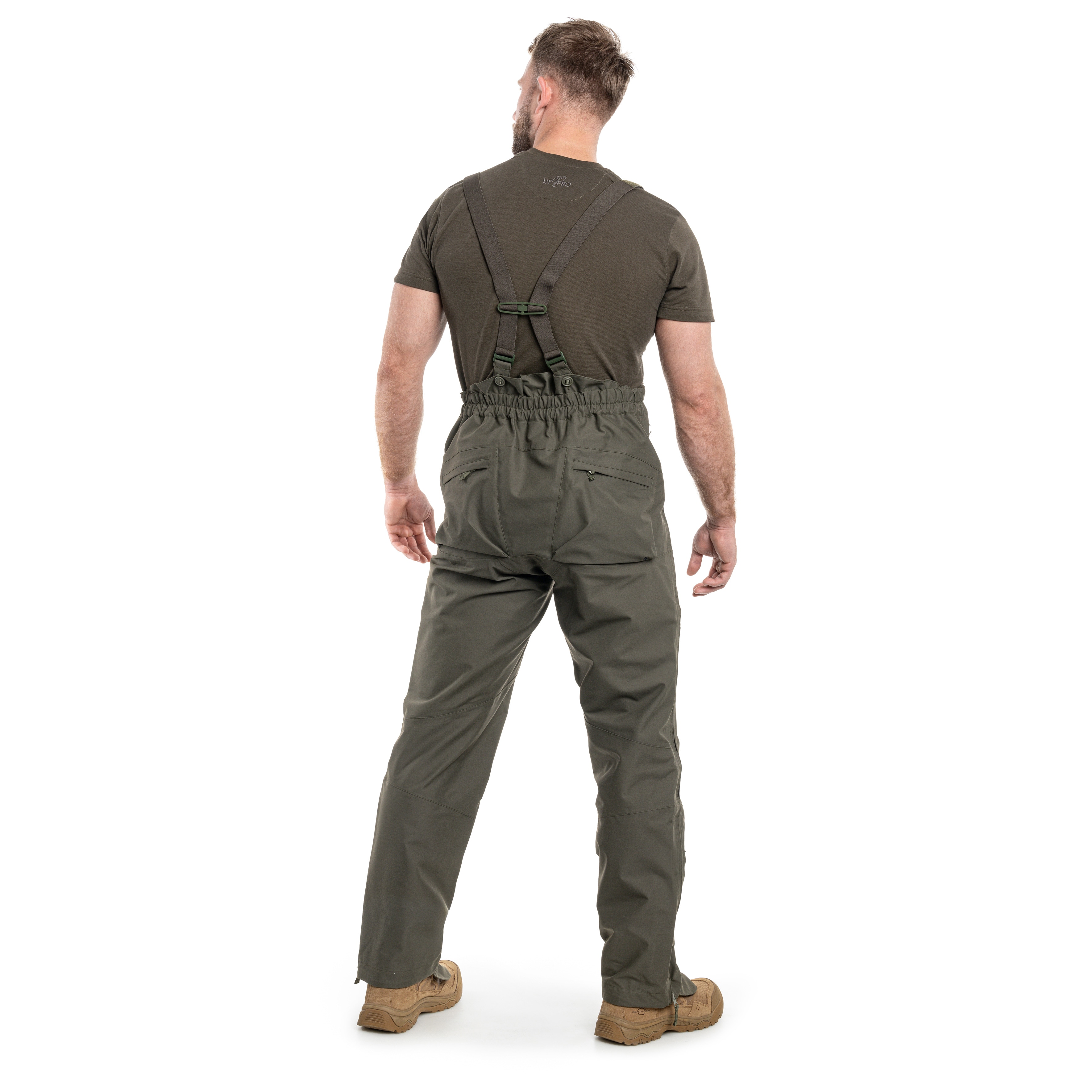 Spodnie wodoodporne UF PRO Monsoon XT Tactical Rain Pants - Brown Grey