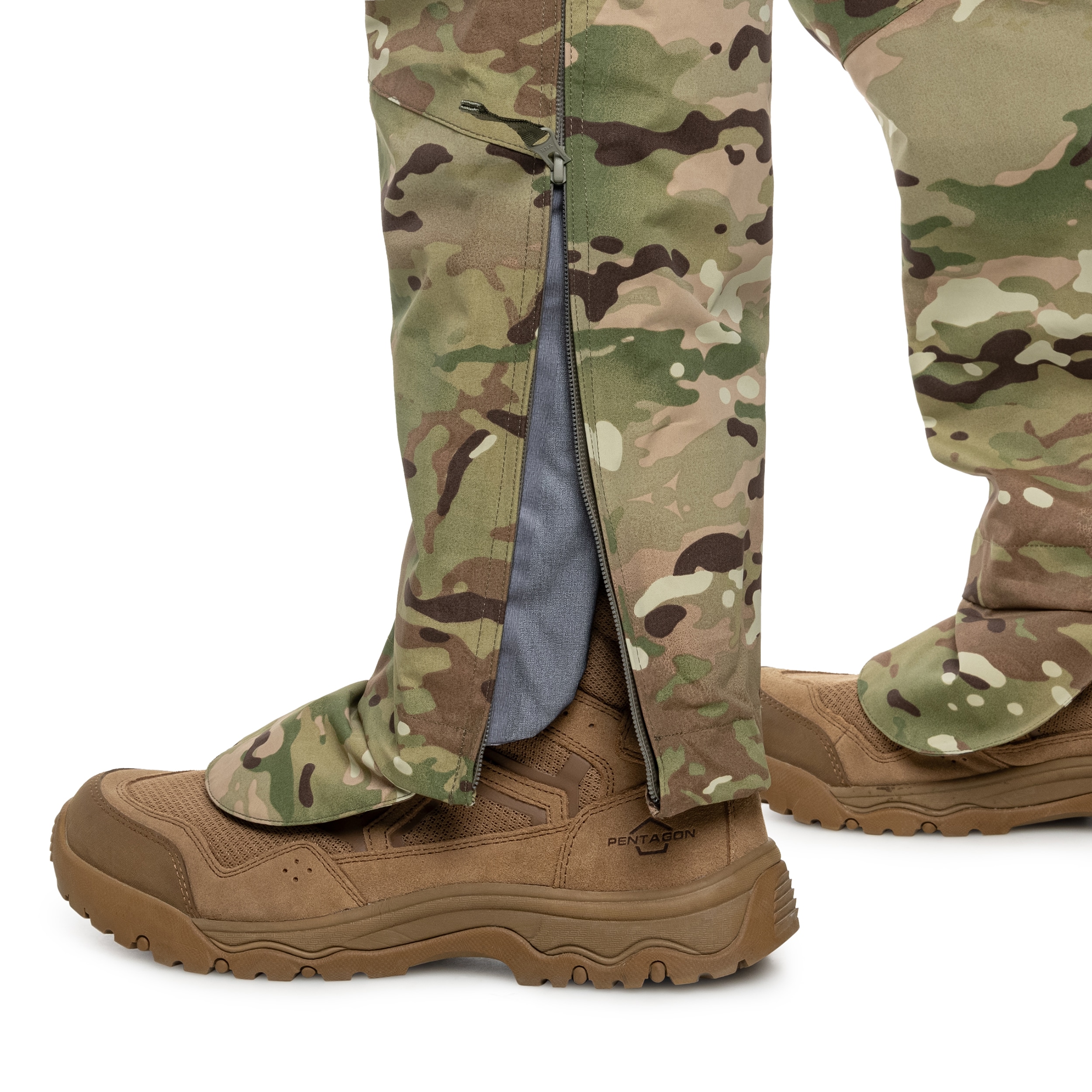 Spodnie wodoodporne UF PRO Monsoon XT Tactical Rain Pants - MultiCam