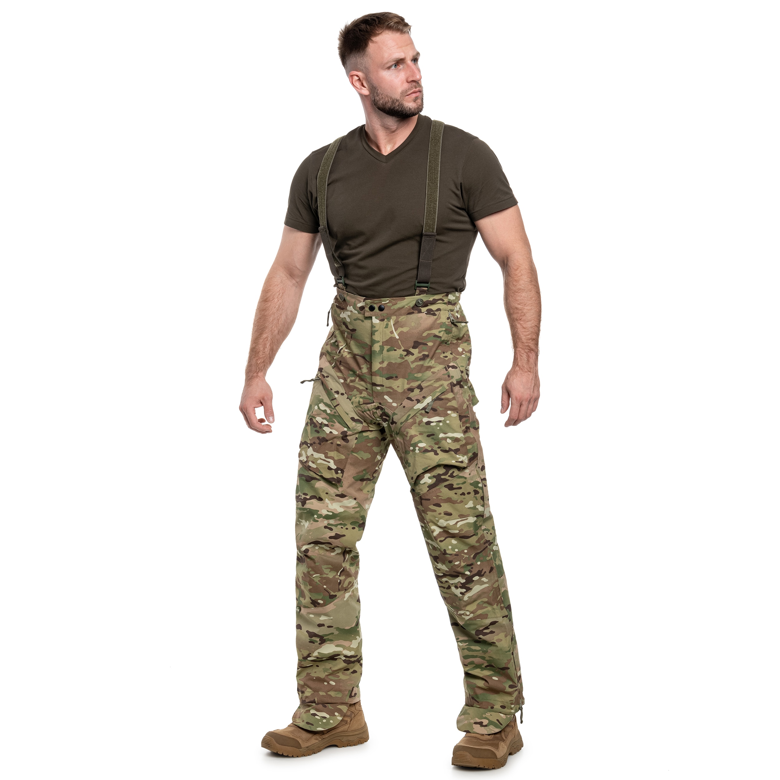 Spodnie wodoodporne UF PRO Monsoon XT Tactical Rain Pants - MultiCam