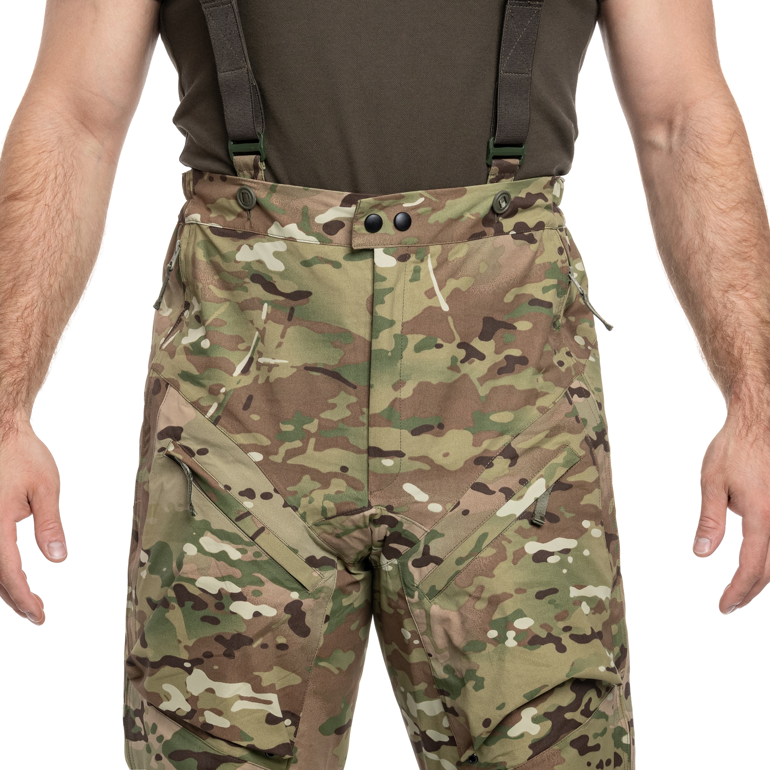Spodnie wodoodporne UF PRO Monsoon XT Tactical Rain Pants - MultiCam