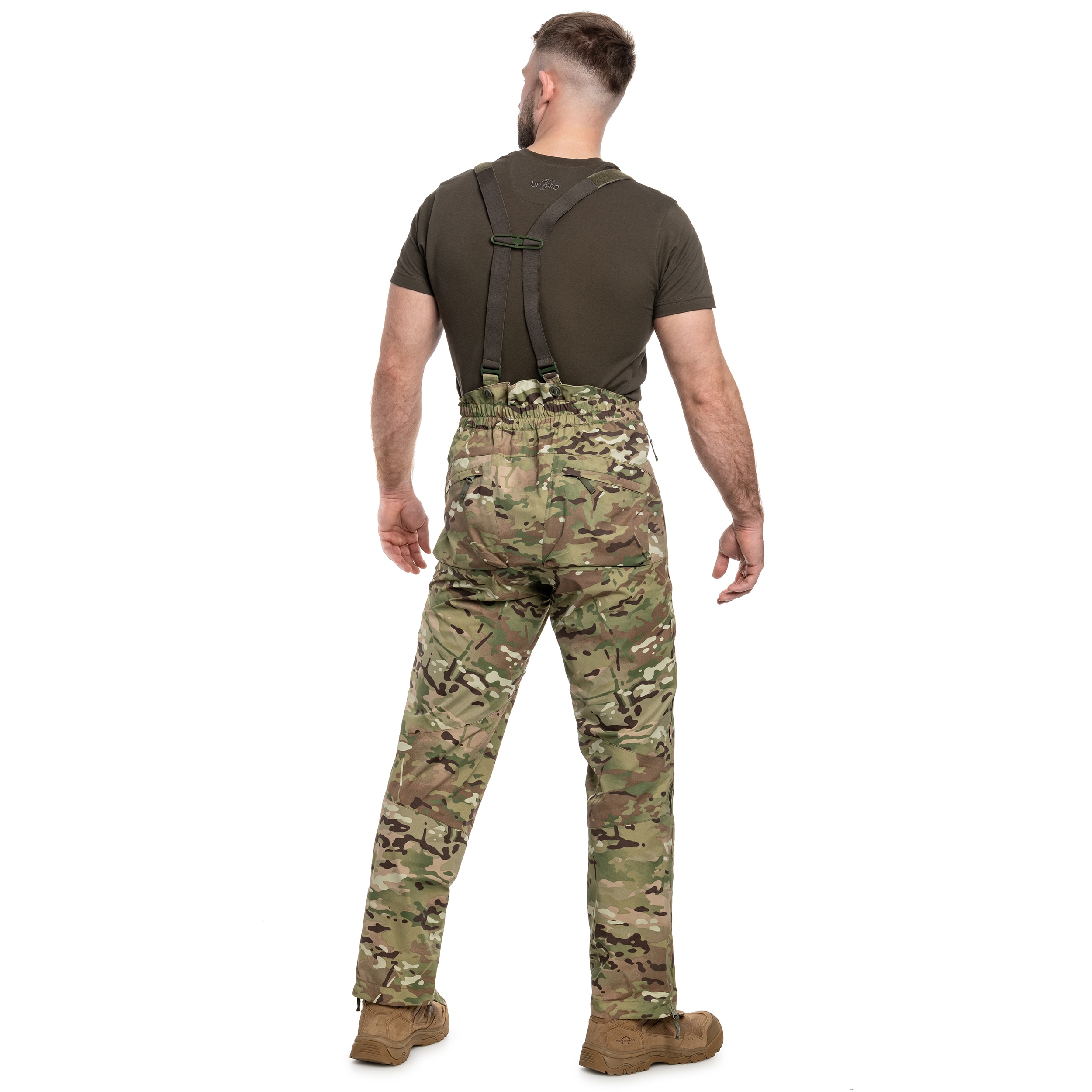 Spodnie wodoodporne UF PRO Monsoon XT Tactical Rain Pants - MultiCam
