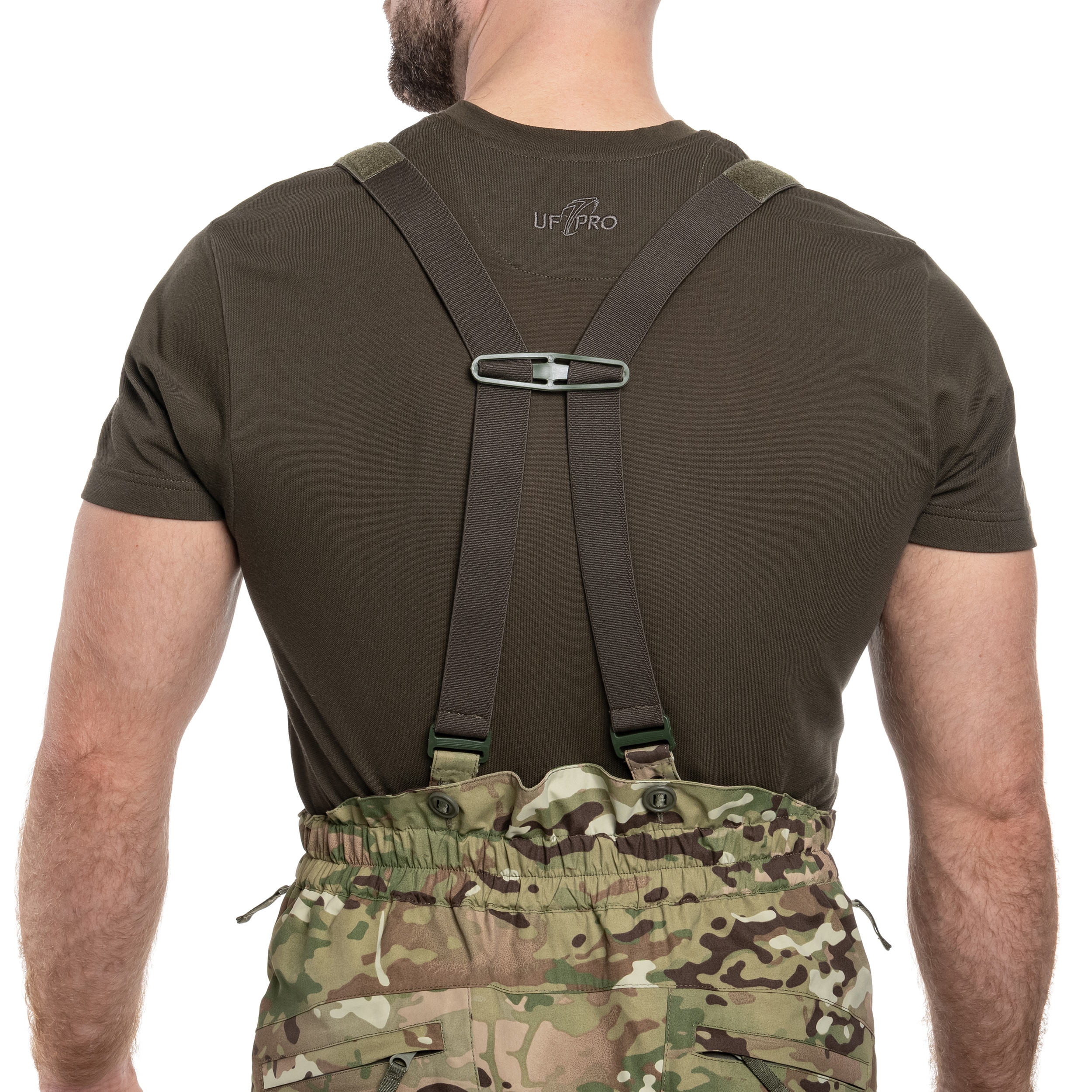 Spodnie wodoodporne UF PRO Monsoon XT Tactical Rain Pants - MultiCam