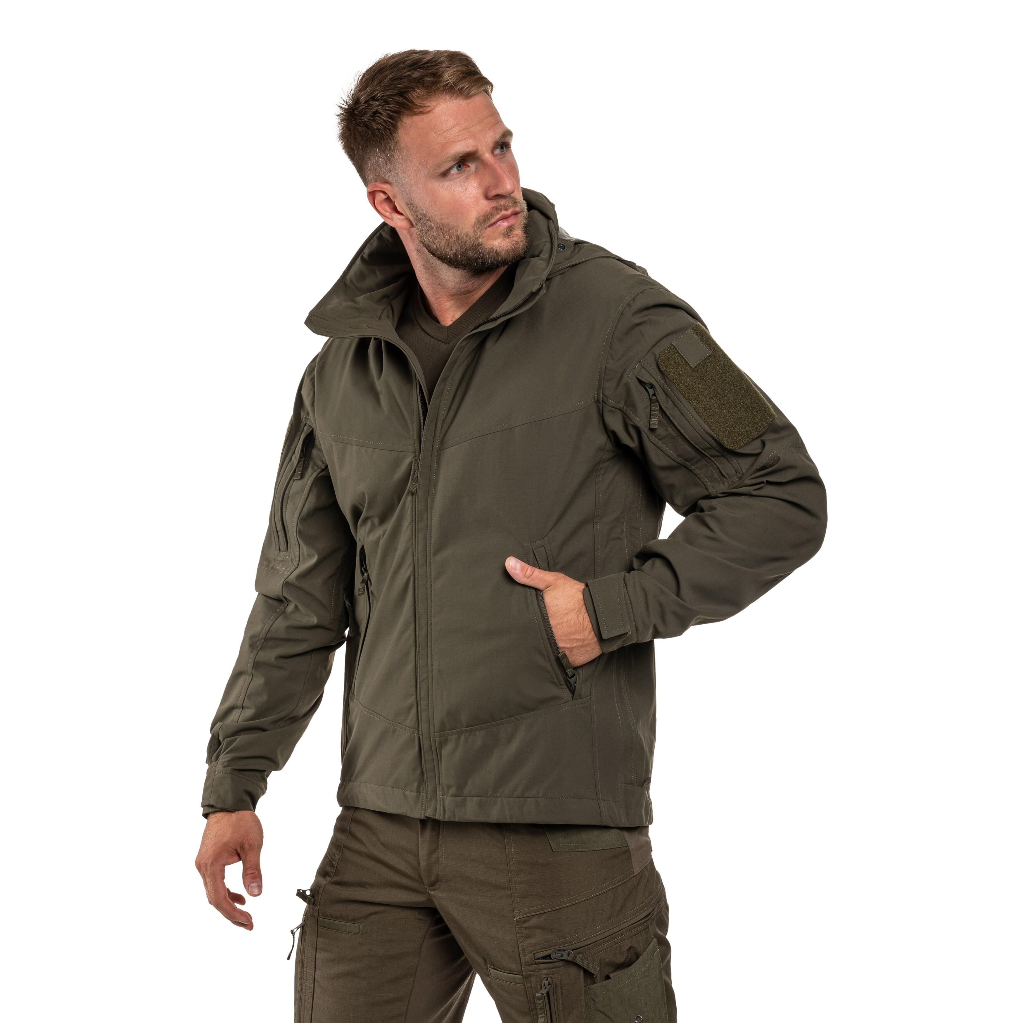 Kurtka UF PRO Delta Eagle Gen.3 Tactical Softshell - Brown Grey