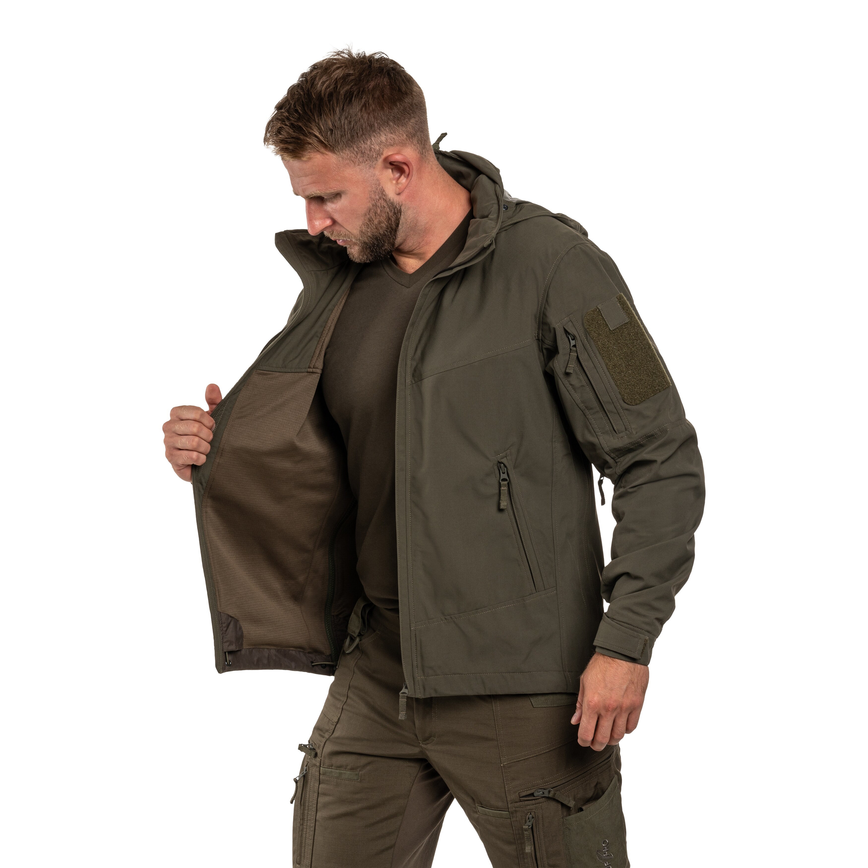 Kurtka UF PRO Delta Eagle Gen.3 Tactical Softshell - Brown Grey
