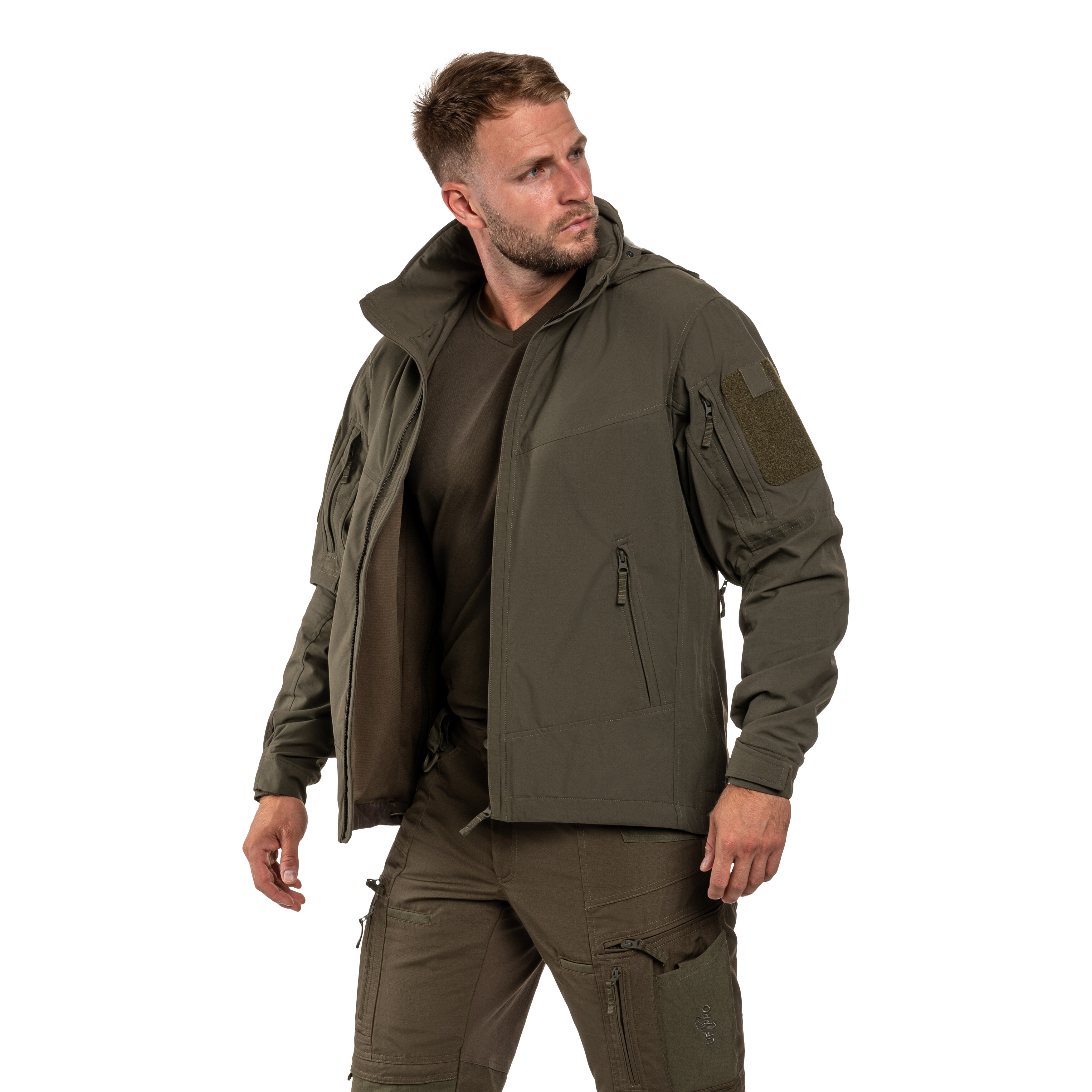 Kurtka UF PRO Delta Eagle Gen.3 Tactical Softshell - Brown Grey