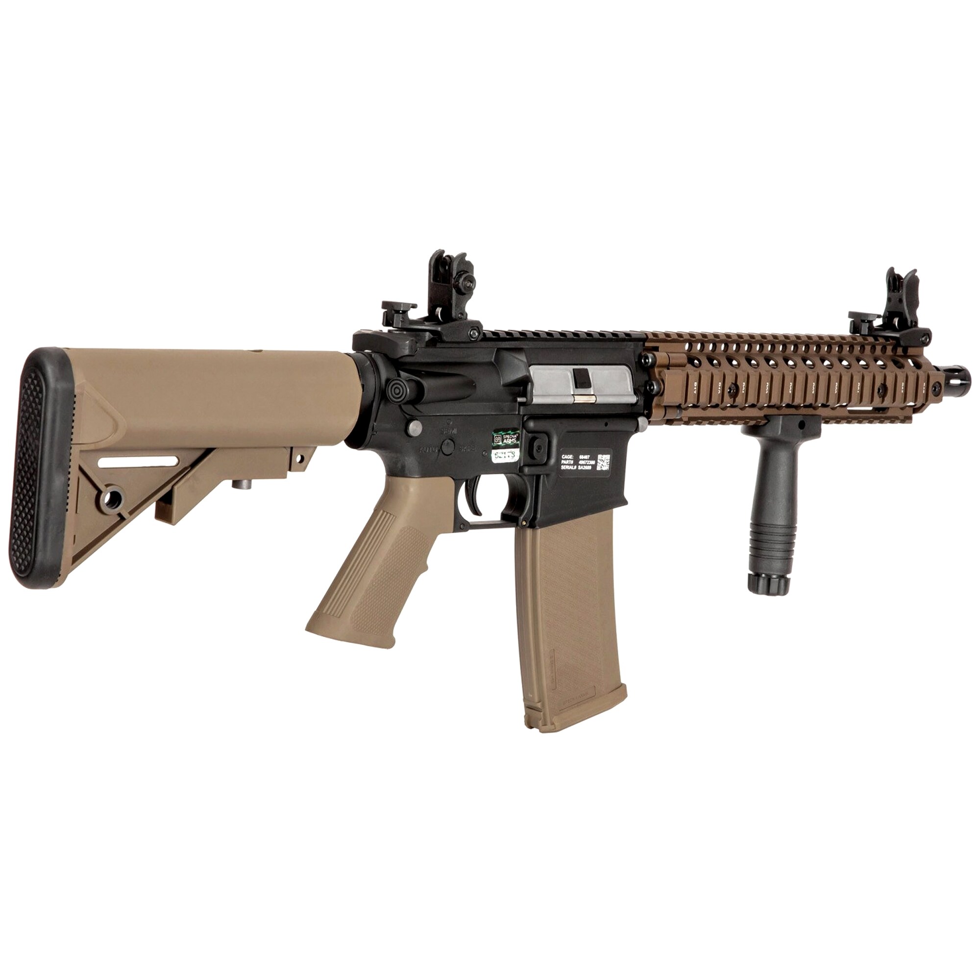Штурмова гвинтівка AEG Specna Arms SA-C19 CORE Daniel Defense HAL ETU 1.14 J - Chaos Bronze