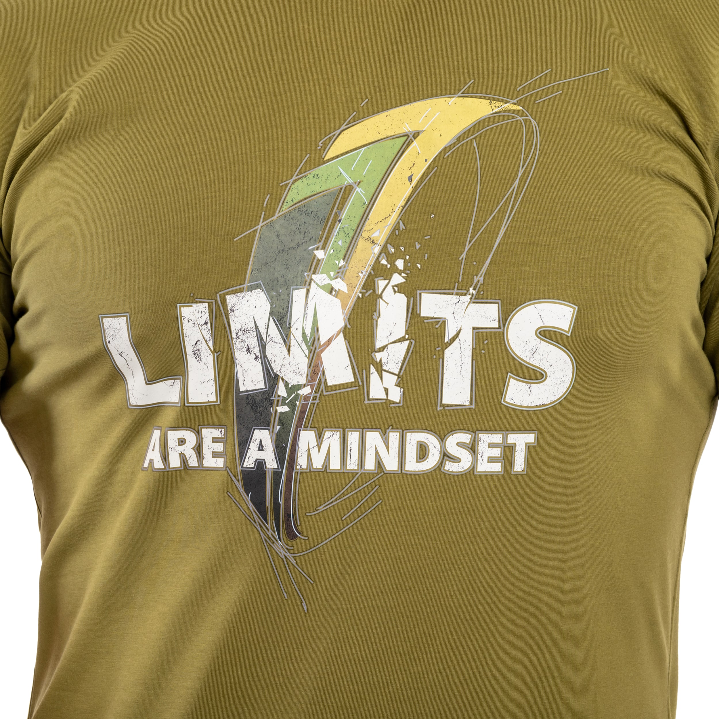Koszulka T-shirt UF PRO Mindset Breaker Tee - Moss Green
