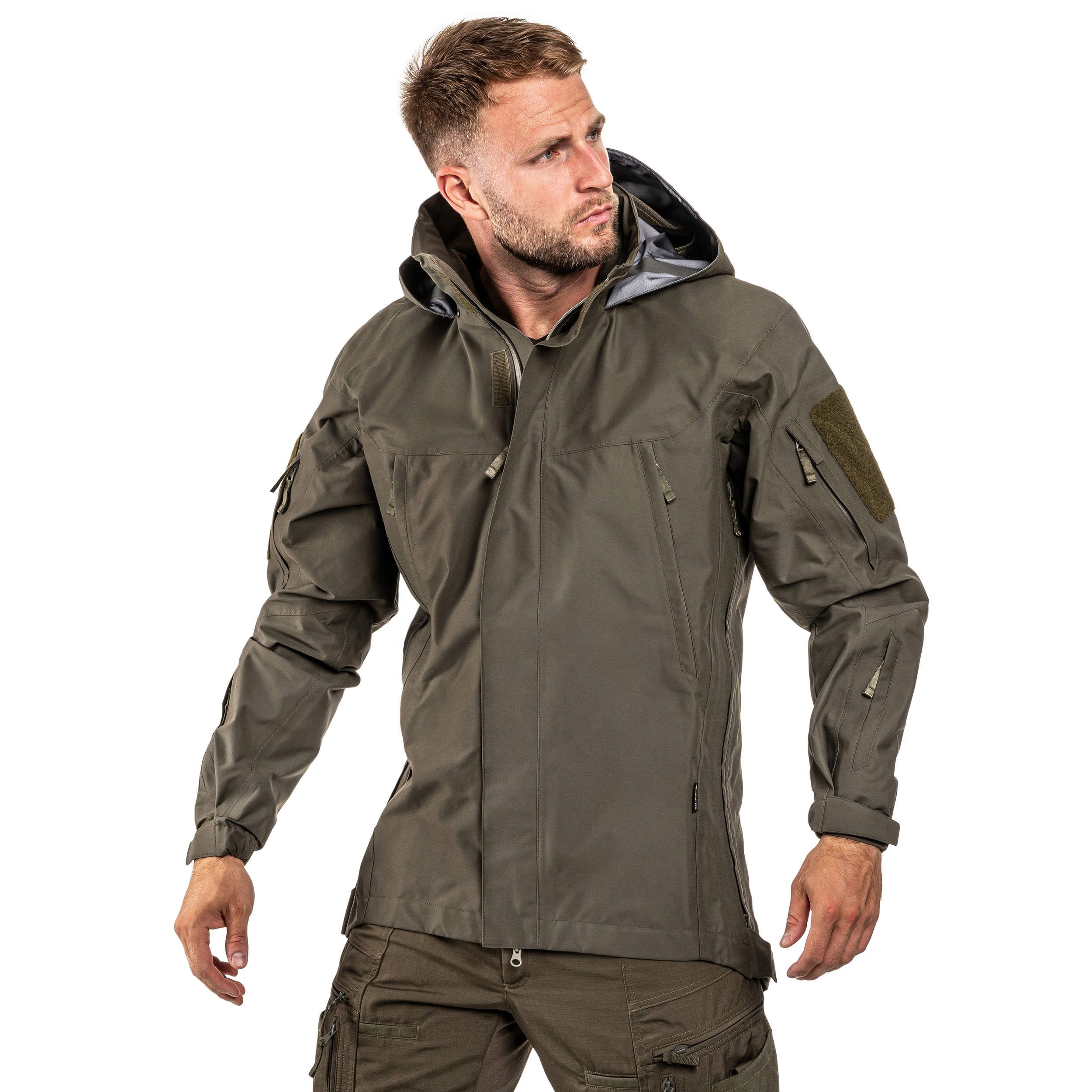 Kurtka UF PRO Monsoon XT Gen.2 Tactical Rain Jacket - Brown Grey