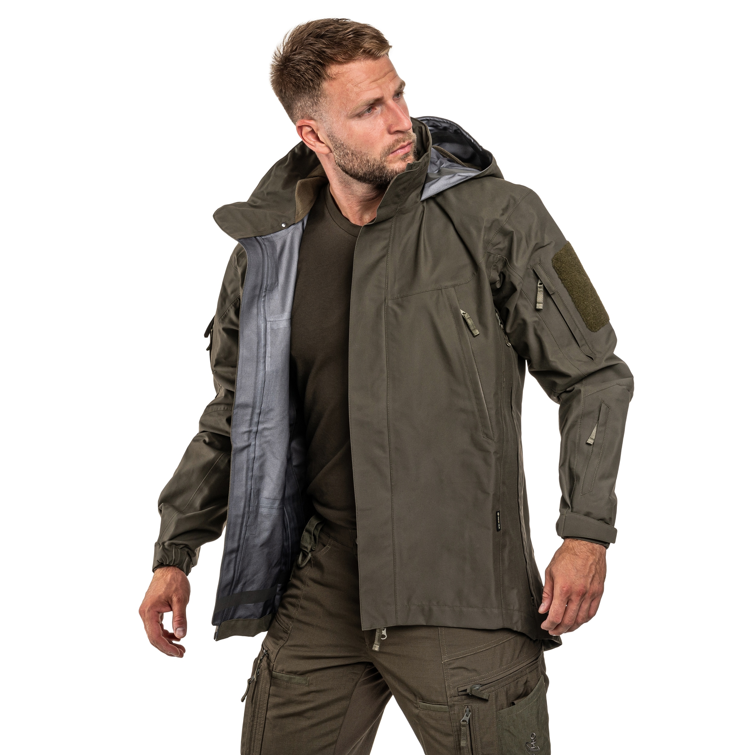 Kurtka UF PRO Monsoon XT Gen.2 Tactical Rain Jacket - Brown Grey