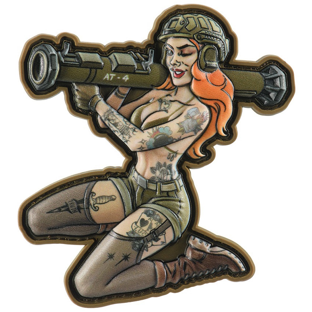 Naszywka M-Tac Tactical Girl No. 10 PVC Tattoo - Olive