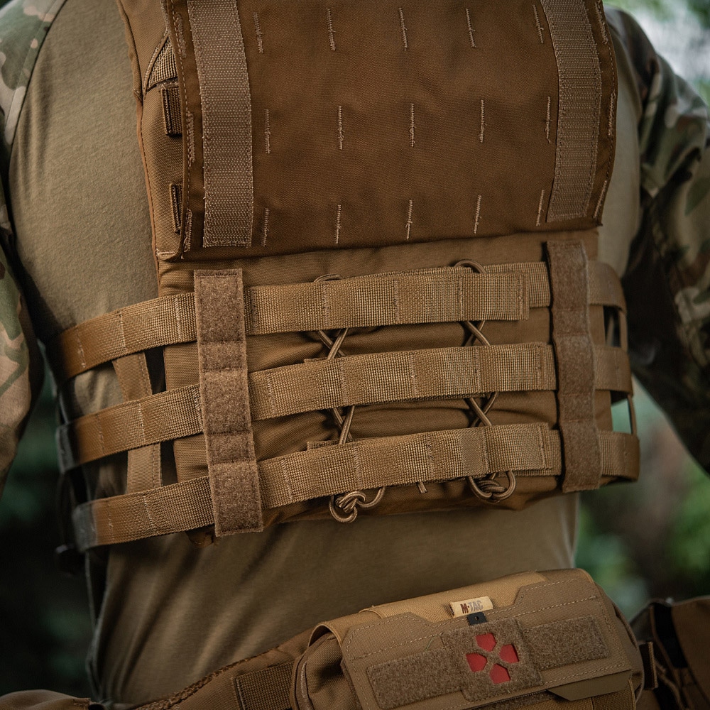 Kamizelka taktyczna typu Plate Carrier M-Tac Cuirass Fast Elite - Coyote