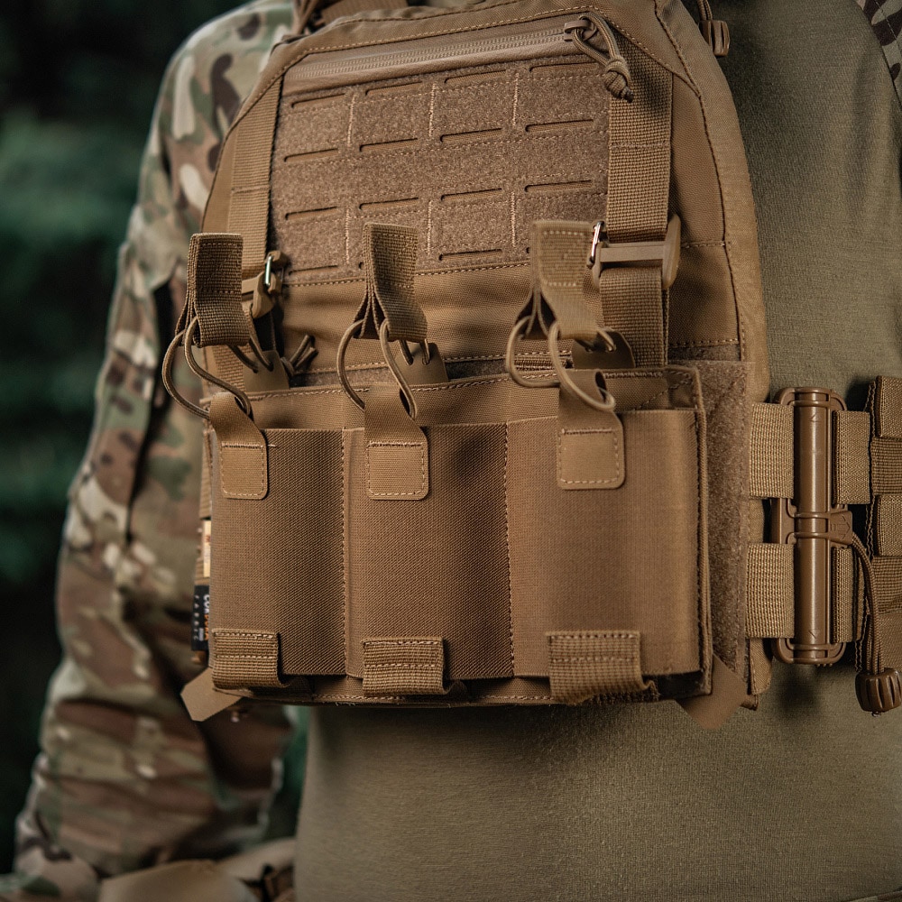 Kamizelka taktyczna typu Plate Carrier M-Tac Cuirass Fast Elite - Coyote