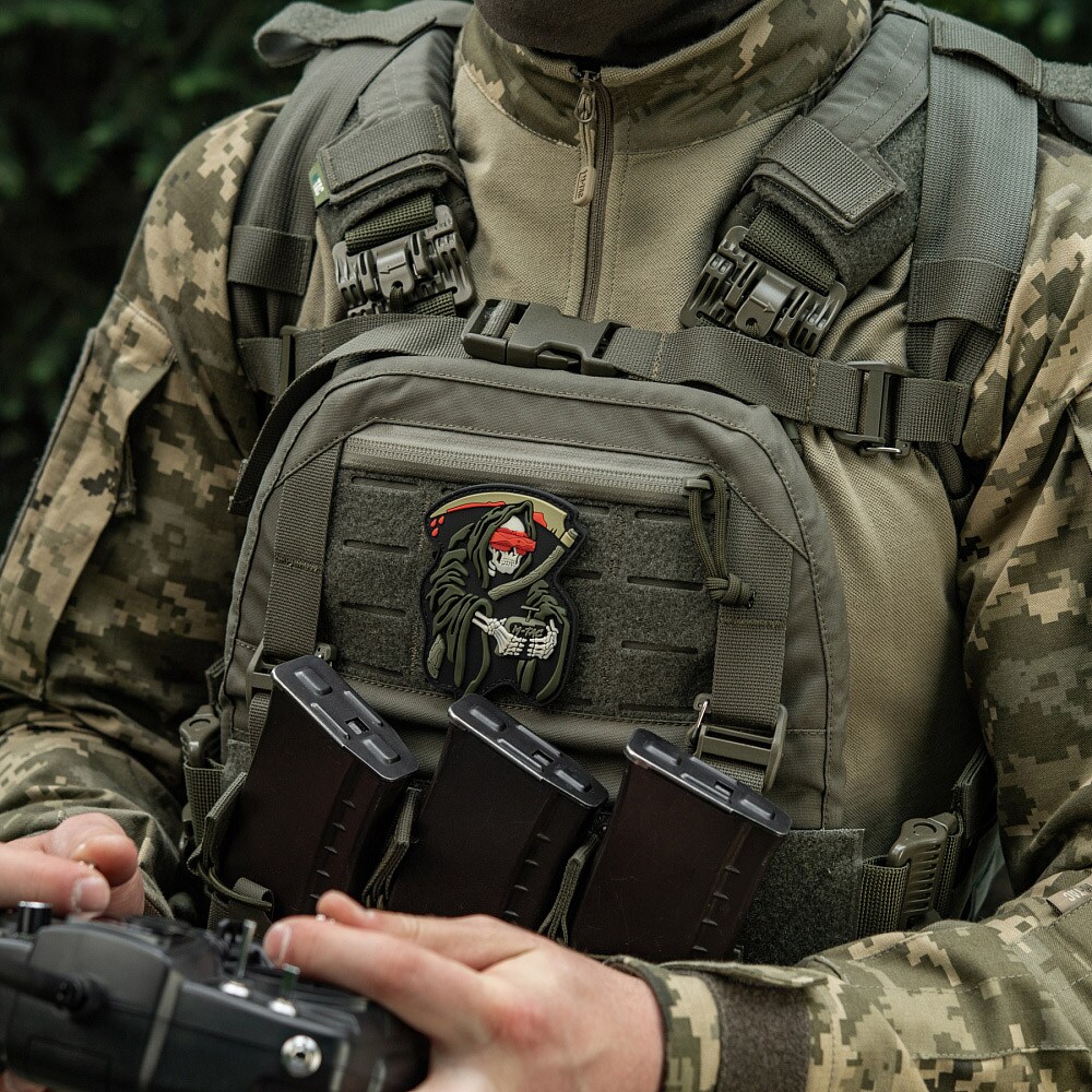 Naszywka M-Tac FPV Operator PVC - Black/Olive