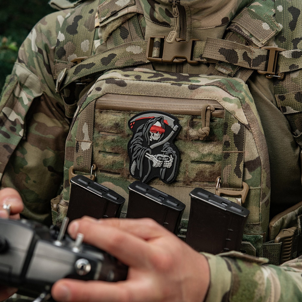 Naszywka M-Tac FPV Operator PVC - Black/Grey