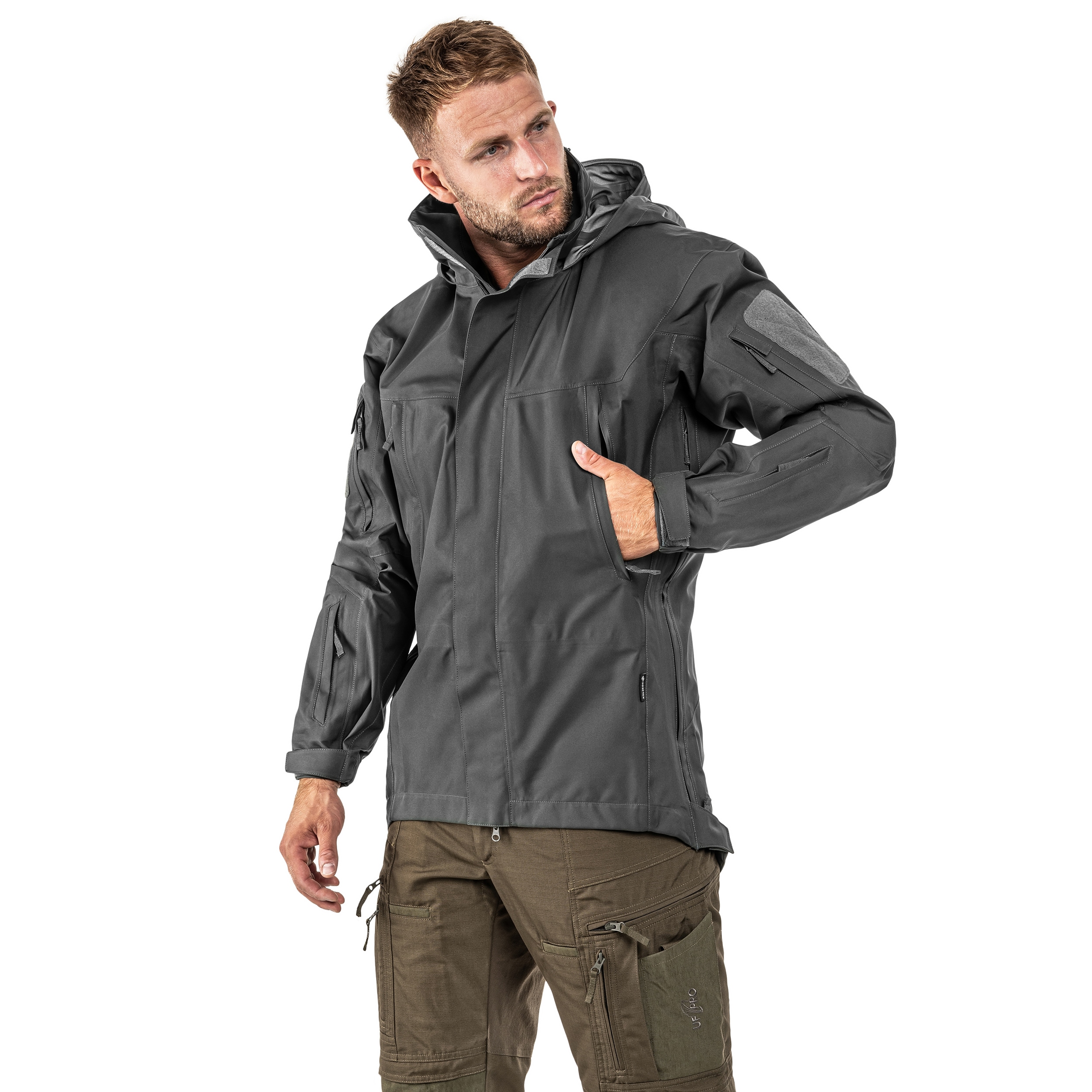Kurtka UF PRO Monsoon XT Gen.2 Tactical Rain Jacket - Steel Grey