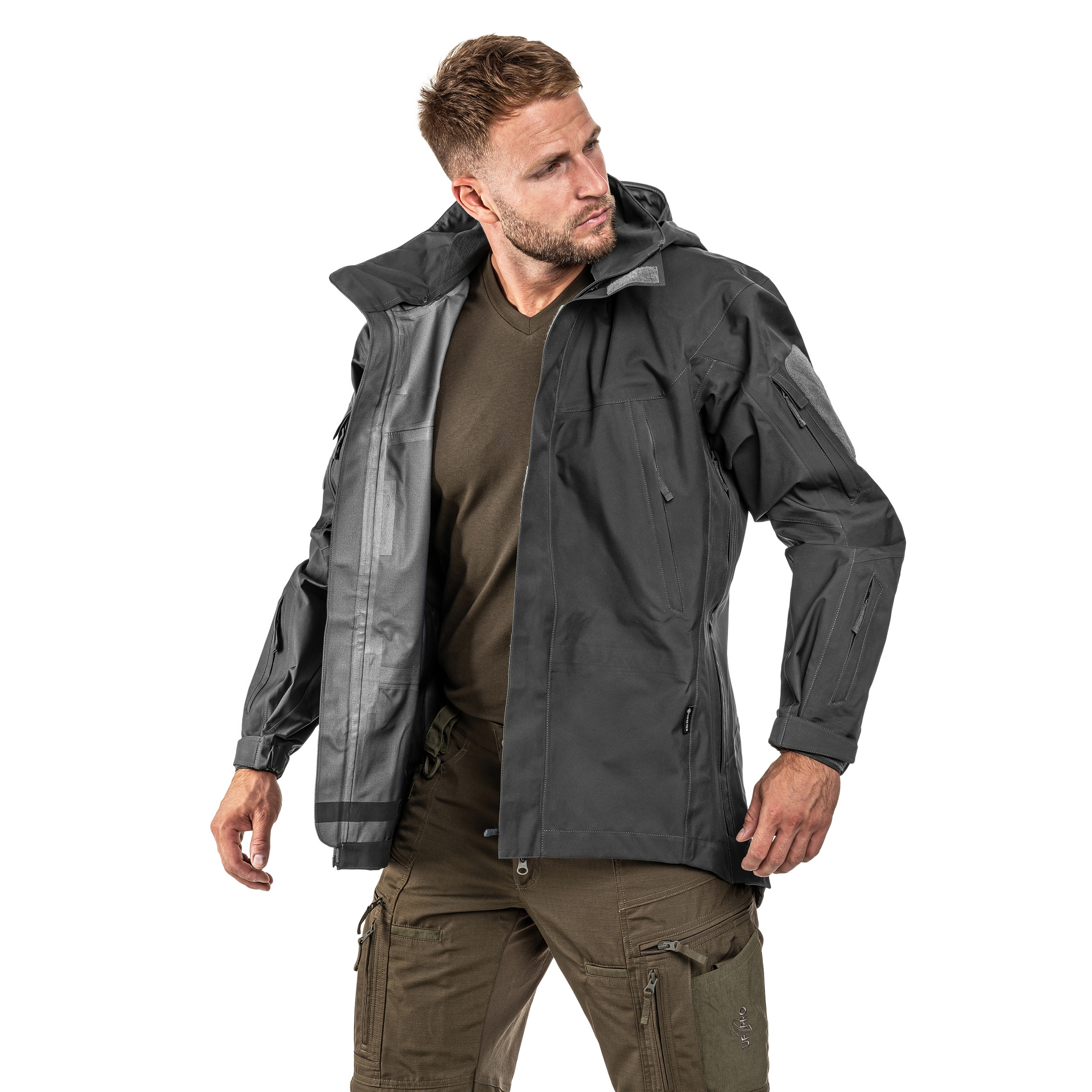 Kurtka UF PRO Monsoon XT Gen.2 Tactical Rain Jacket - Steel Grey