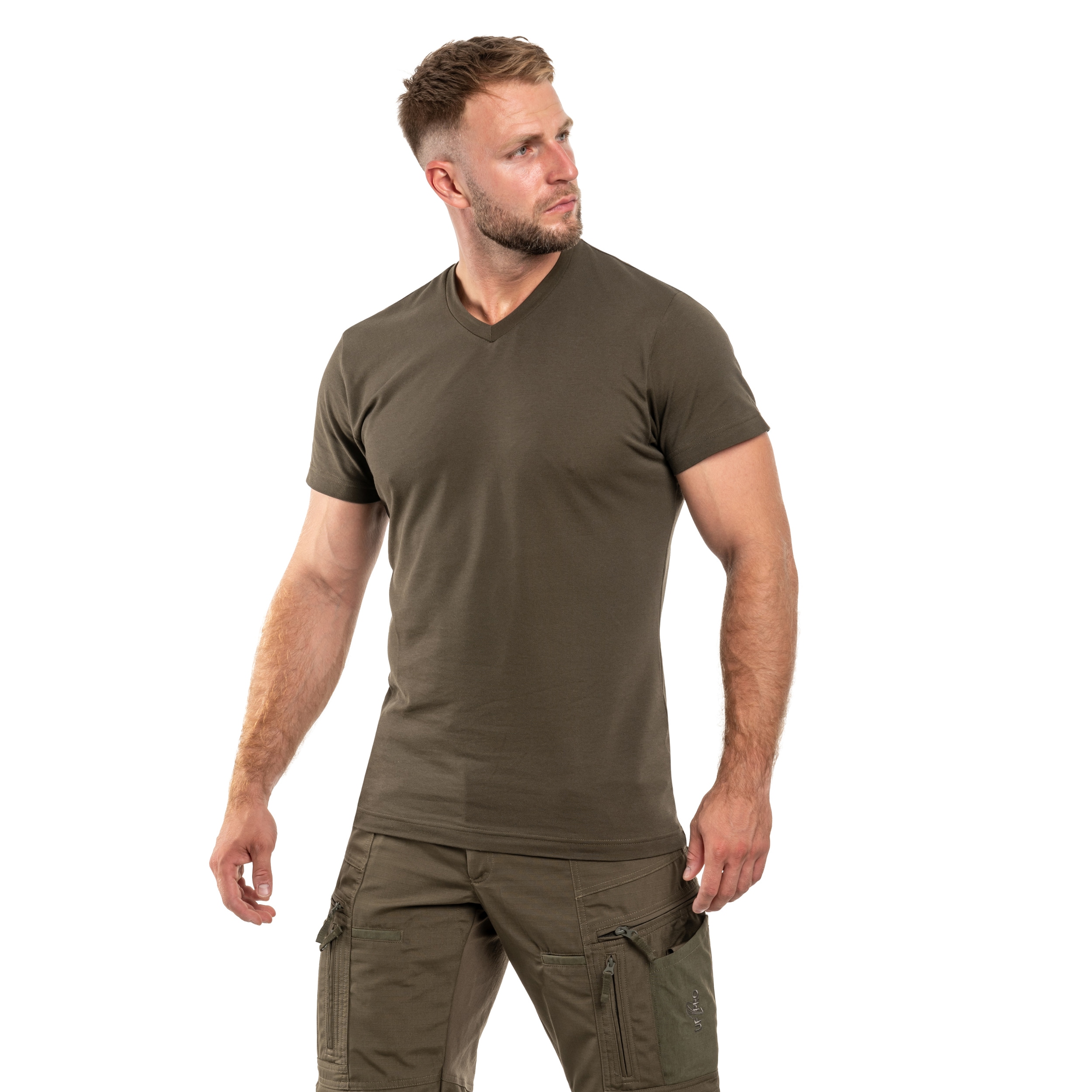 Koszulka T-Shirt UF PRO Urban - Brown Grey