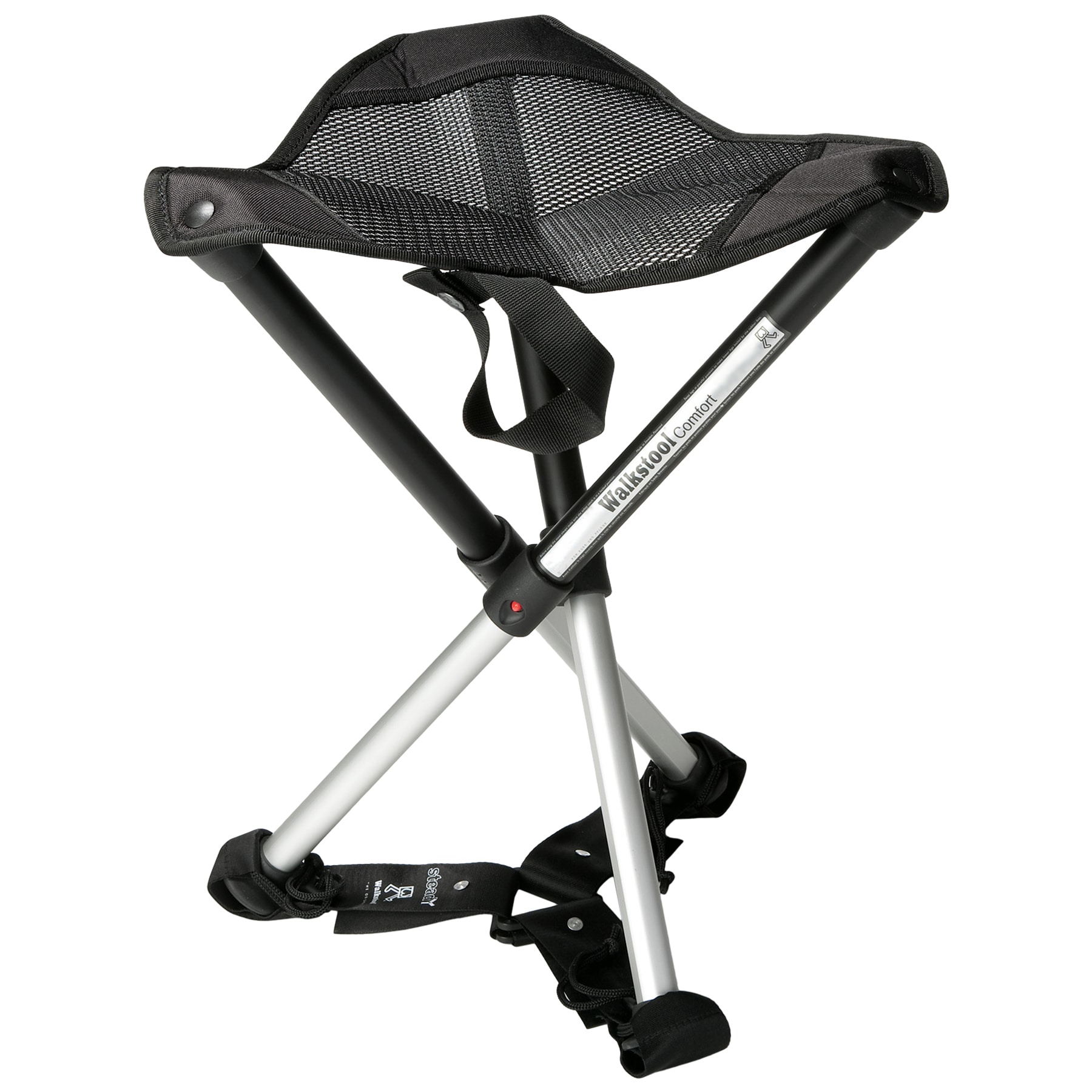 Krzesło składane turystyczne Walkstool Comfort 75 - Black