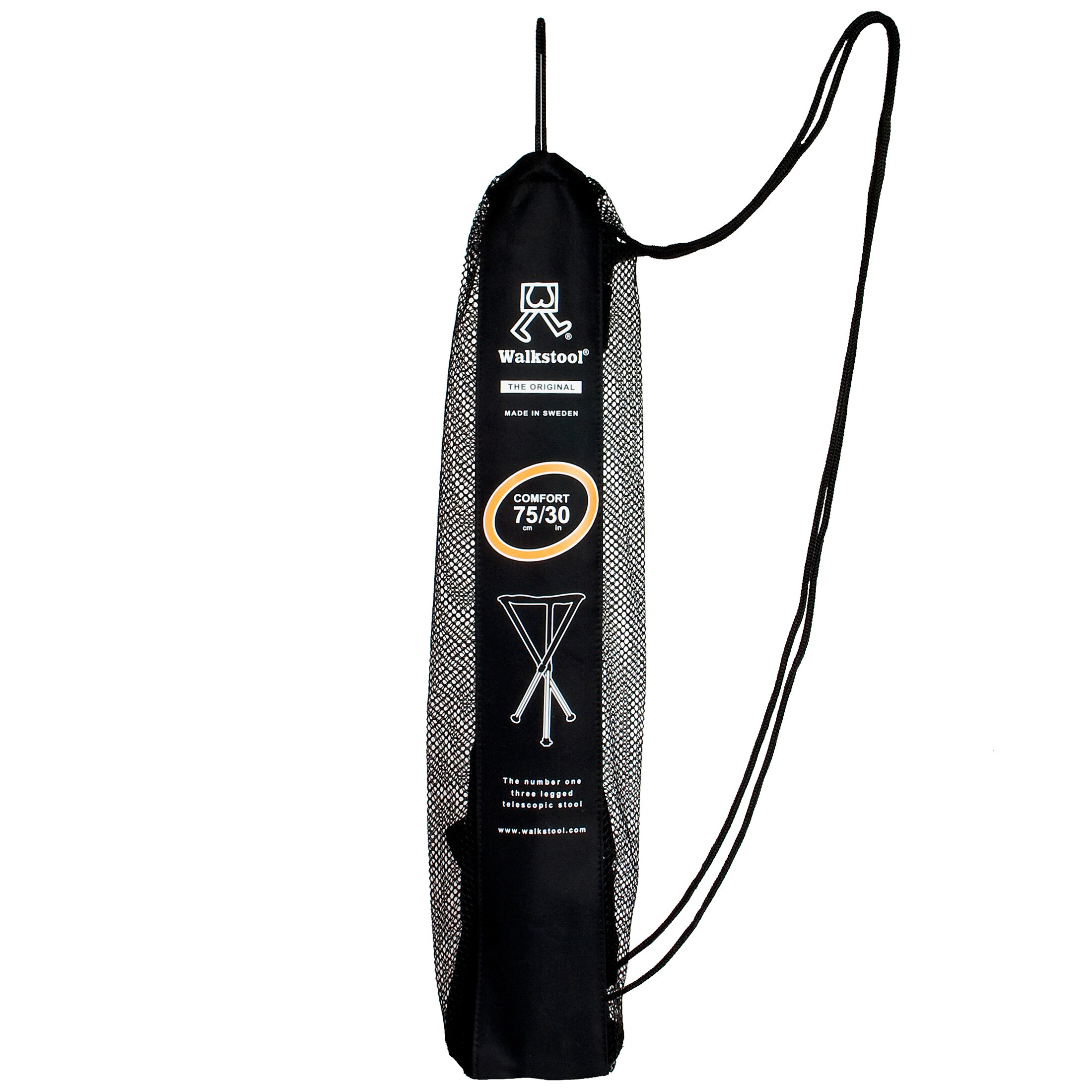 Krzesło składane turystyczne Walkstool Comfort 75 - Black