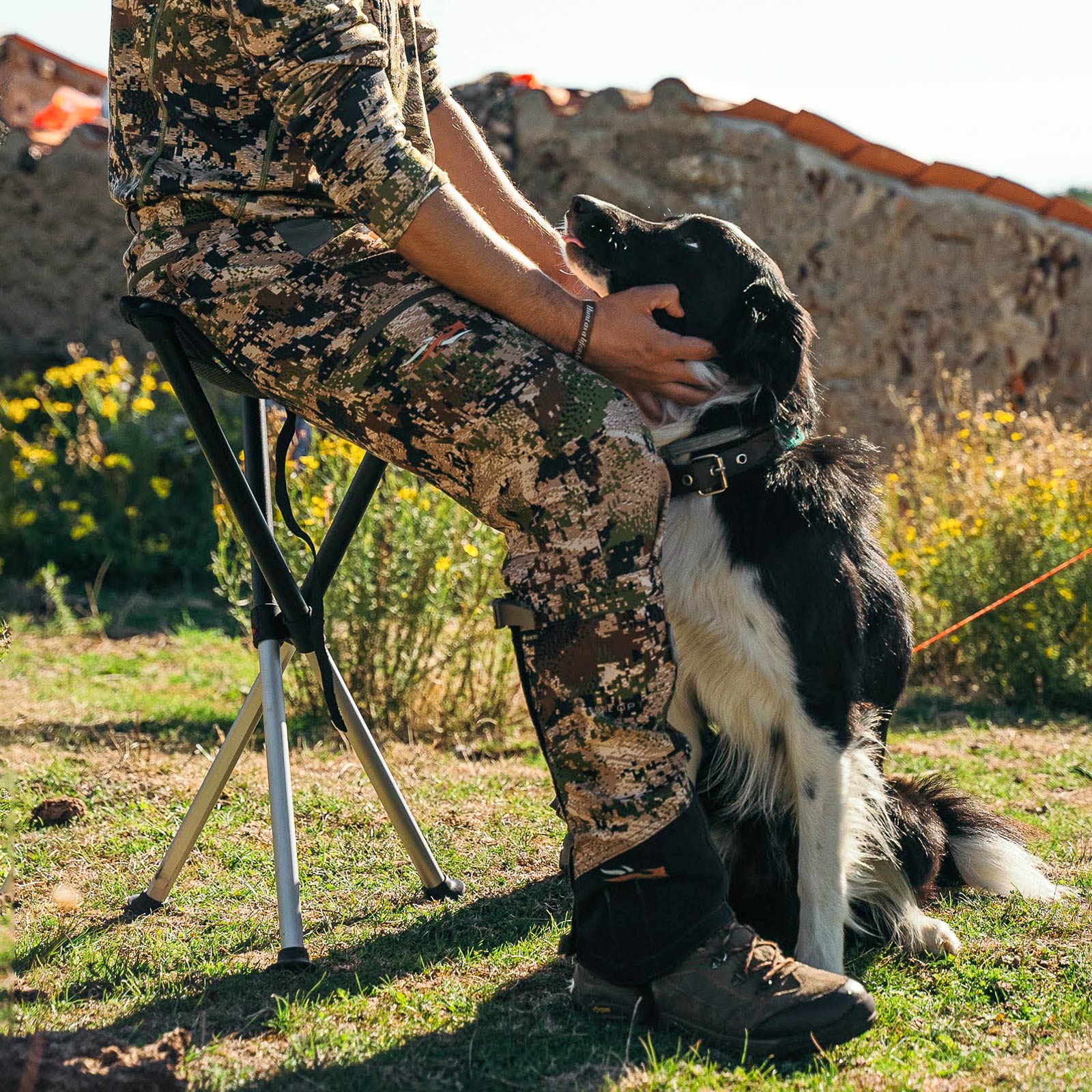 Krzesło składane turystyczne Walkstool Comfort 75 - Black