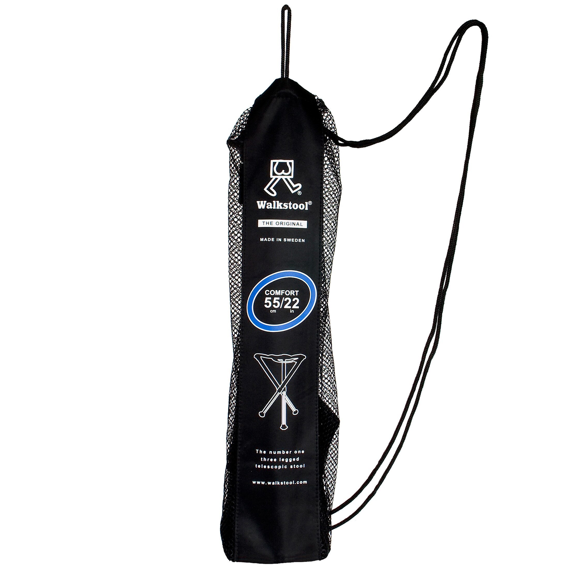 Krzesło składane turystyczne Walkstool Comfort 55 - Black