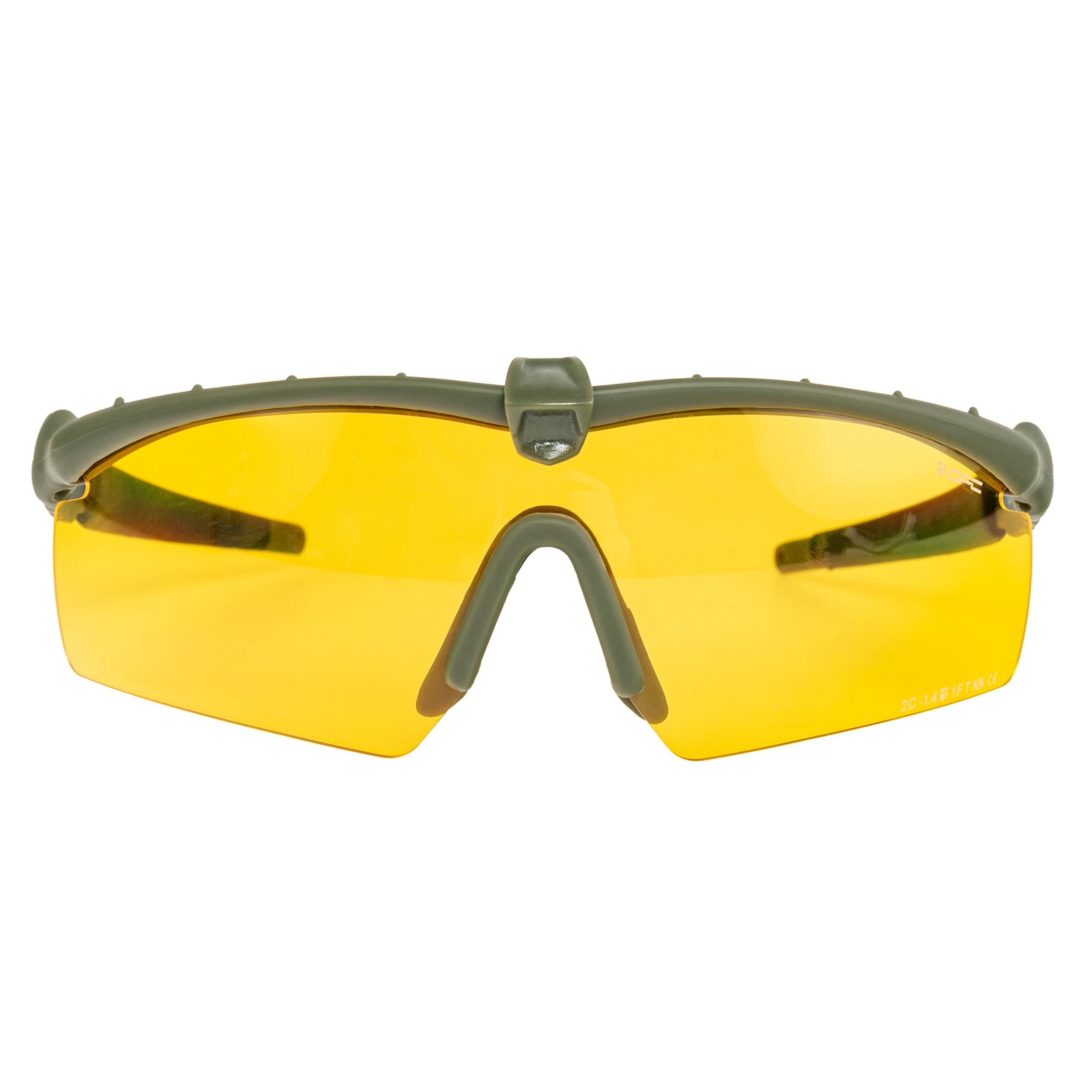 Okulary taktyczne OPC Tactic Naval Set - Matt Green/Smoke/Yellow