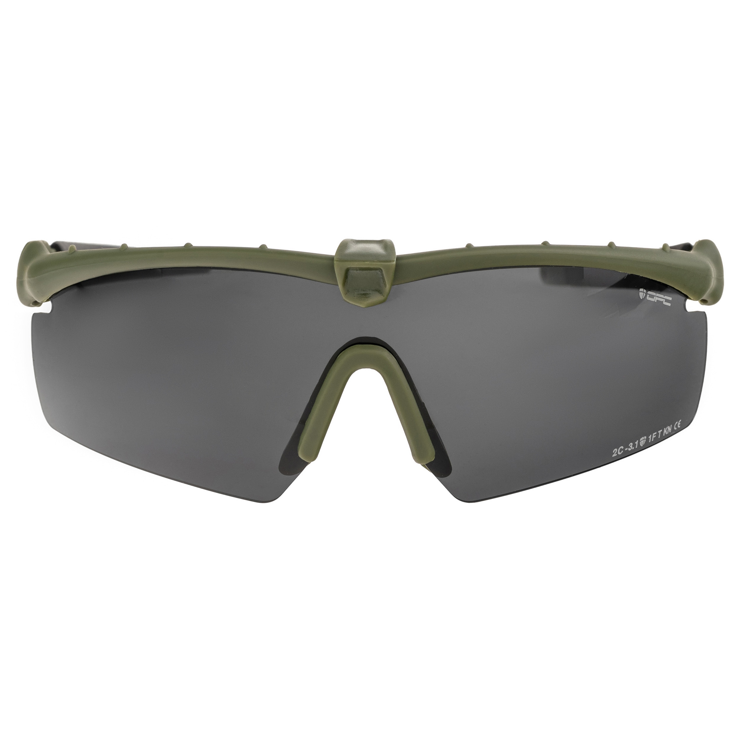 Okulary taktyczne OPC Tactic Naval Set - Matt Green/Smoke/Yellow